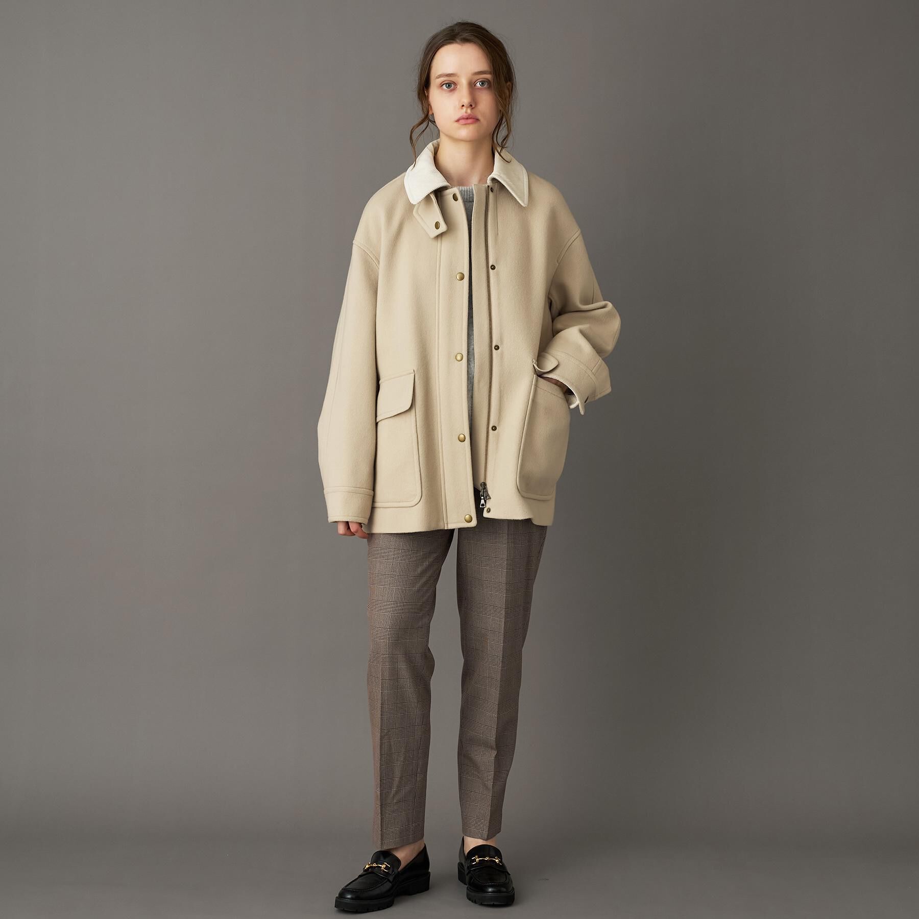 DRESSTERIOR「【CLASSY.12月号/otonaMUSE11月号掲載】ウールハンティングブルゾン」|ブルゾン・スタジャン|