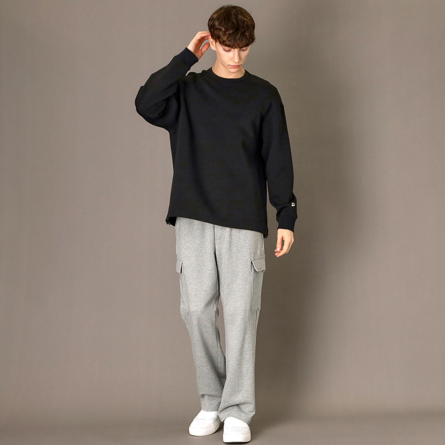 DRESSTERIOR「ストレッチ ダンボールプルオーバー」|Tシャツ・カットソー|