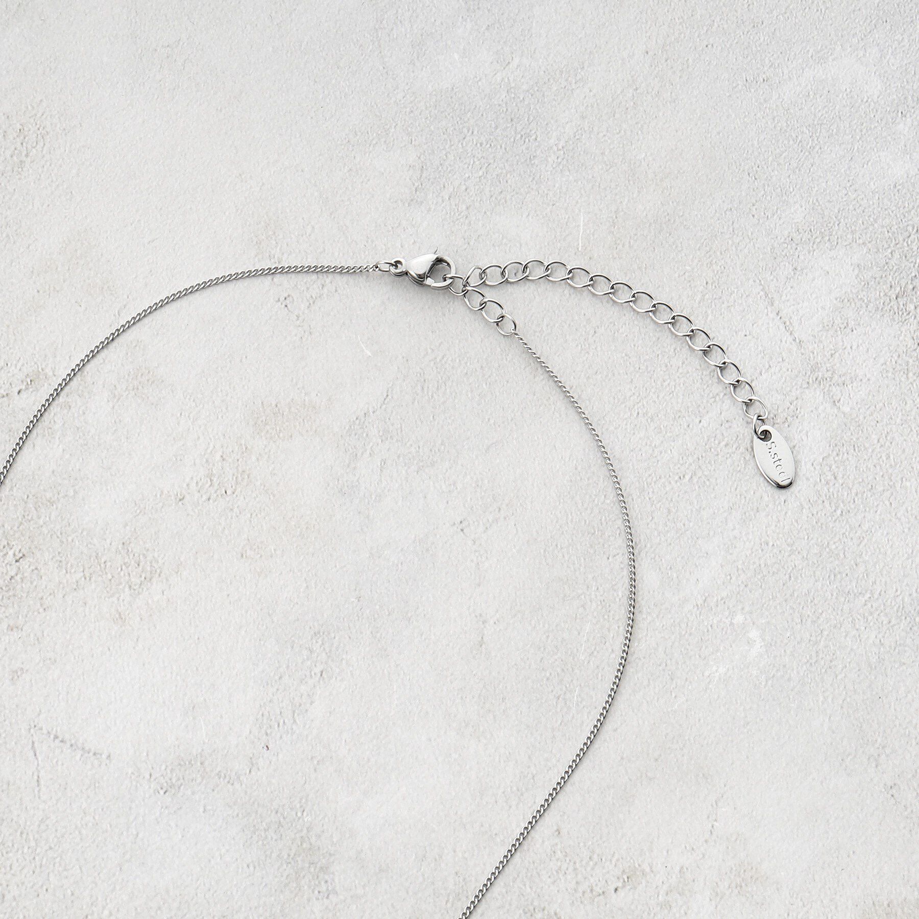 grove「【ステンレス】ニュアンスメタルバーネックレス」|ネックレス|