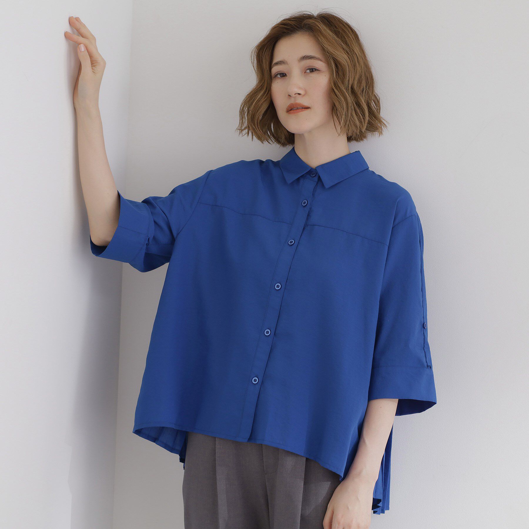 grove「【2WAY】1枚でも羽織っても。使える大人のシャツスタイル」|シャツ・ブラウス|