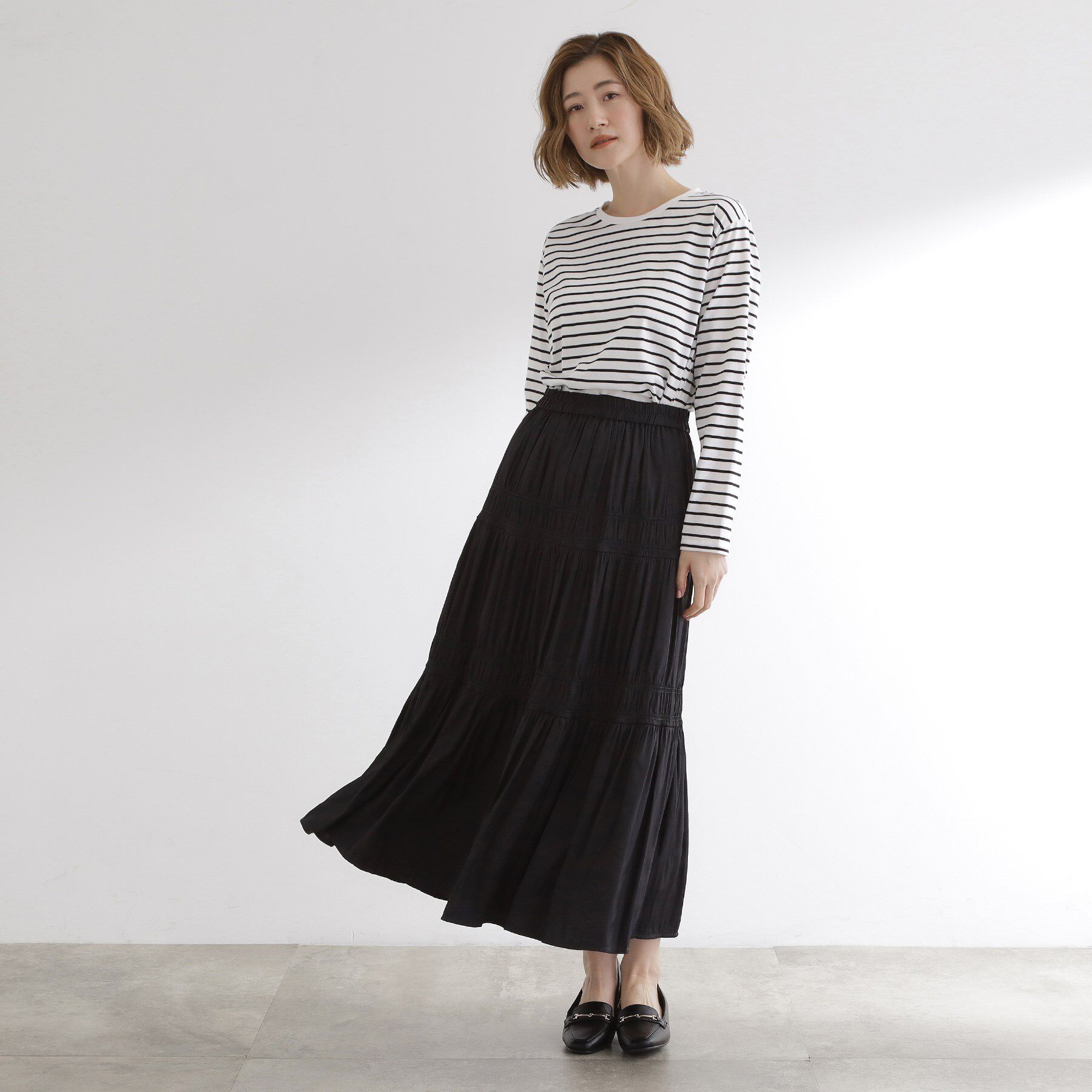 grove「ボーダーアソートベーシックロンT」|Tシャツ・カットソー|