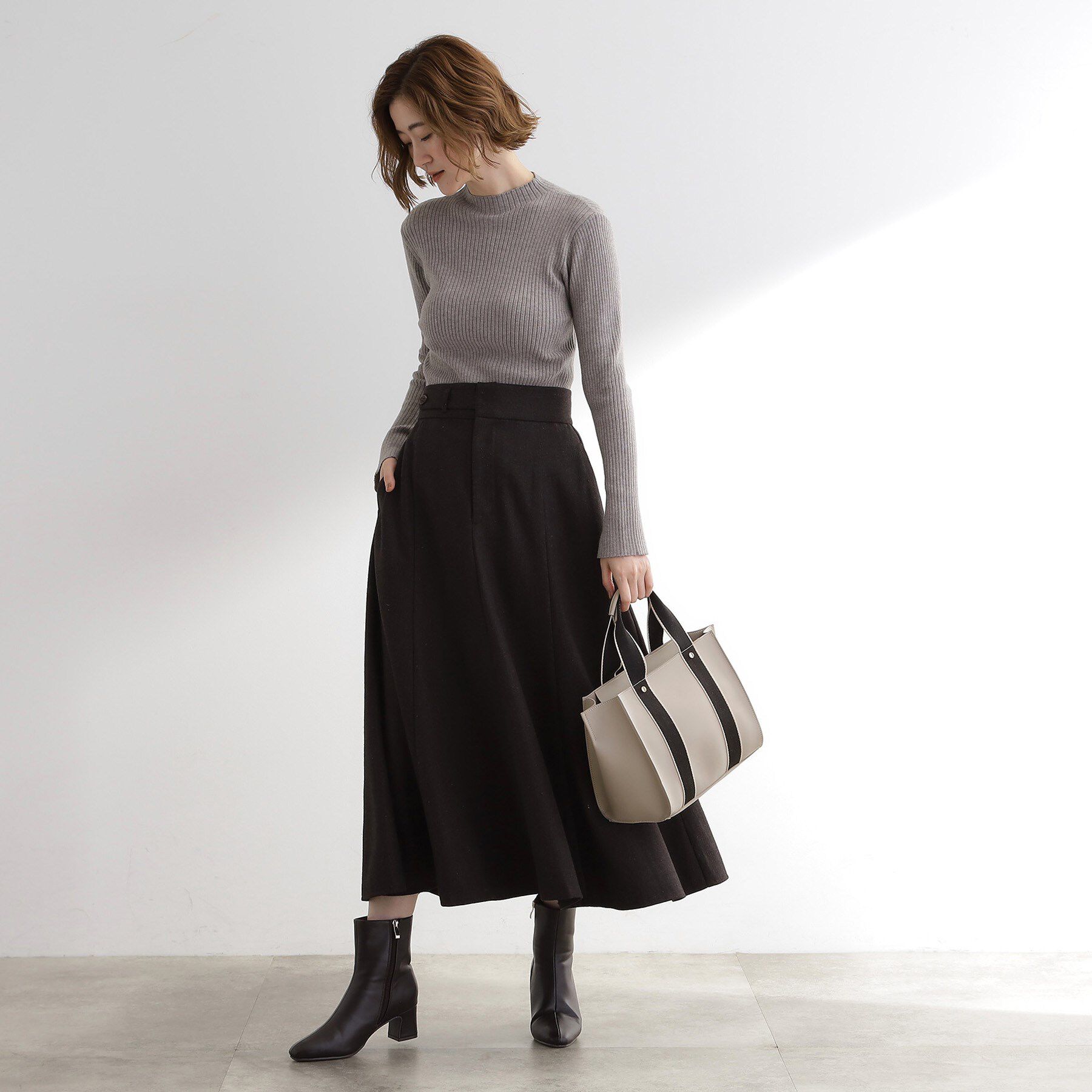 grove「テープハンドルスクエア2WAYトート」|トートバッグ|