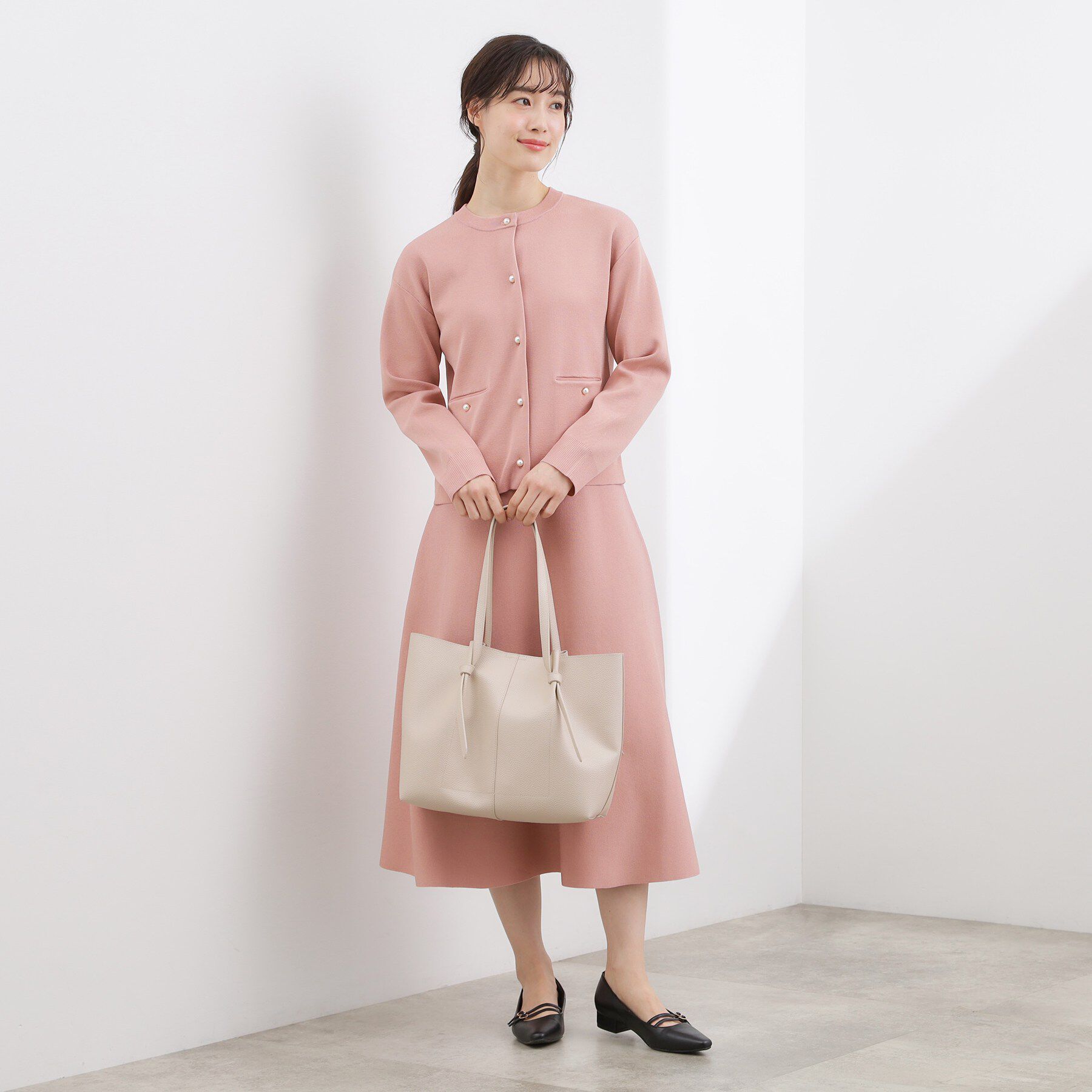 grove「ノットハンドルA4トート」|トートバッグ|