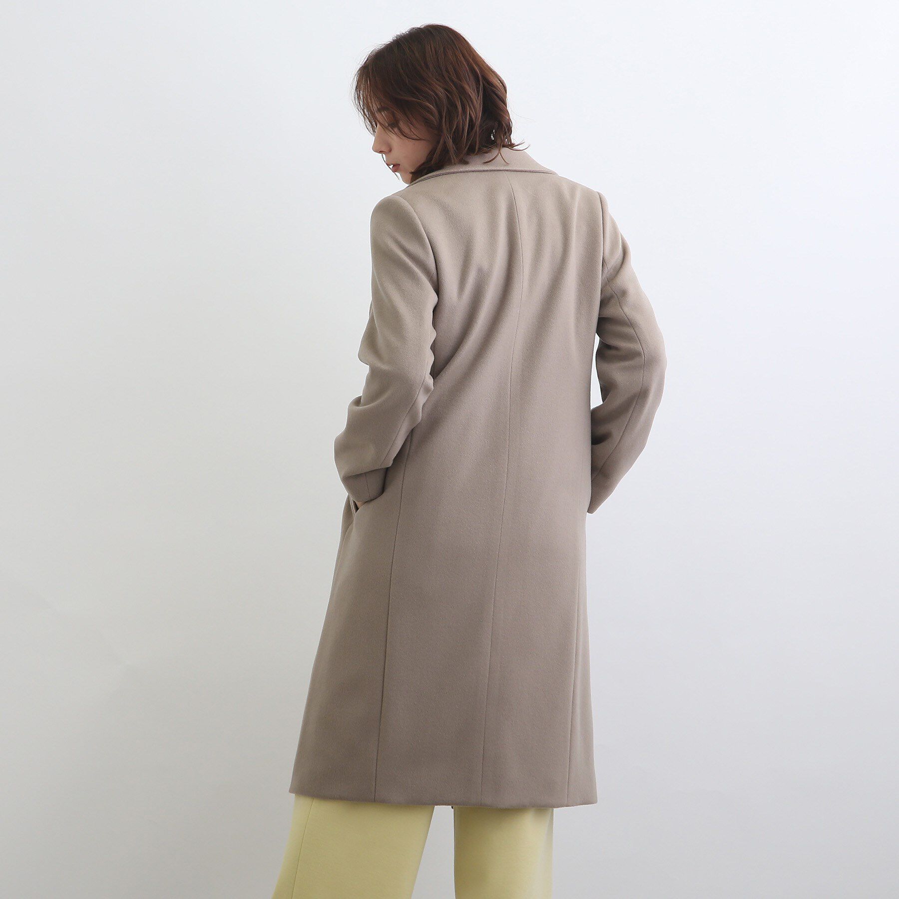 INDIVI「【定番人気！/名品コート/日本製】ウール100%チェスターコート」|チェスターコート|