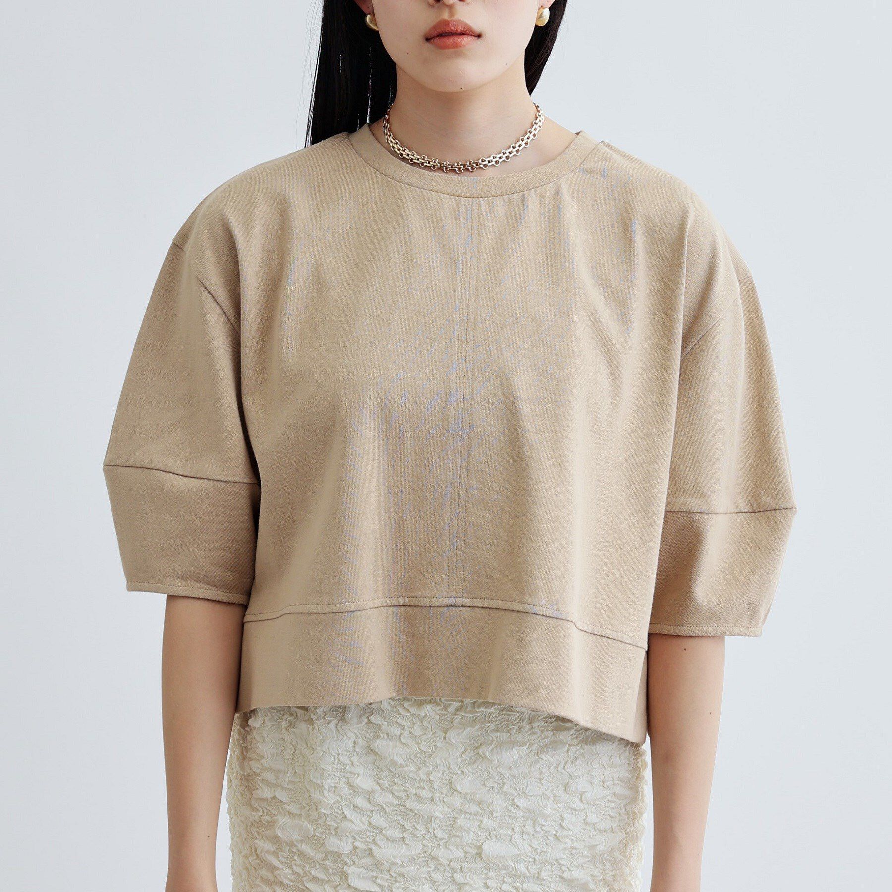 GALLEST「【再入荷】フォルムスリーブカットソー」|Tシャツ・カットソー|