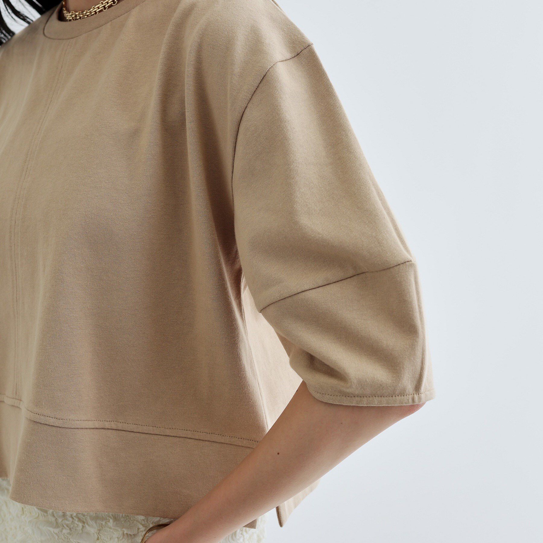 GALLEST「【再入荷】フォルムスリーブカットソー」|Tシャツ・カットソー|