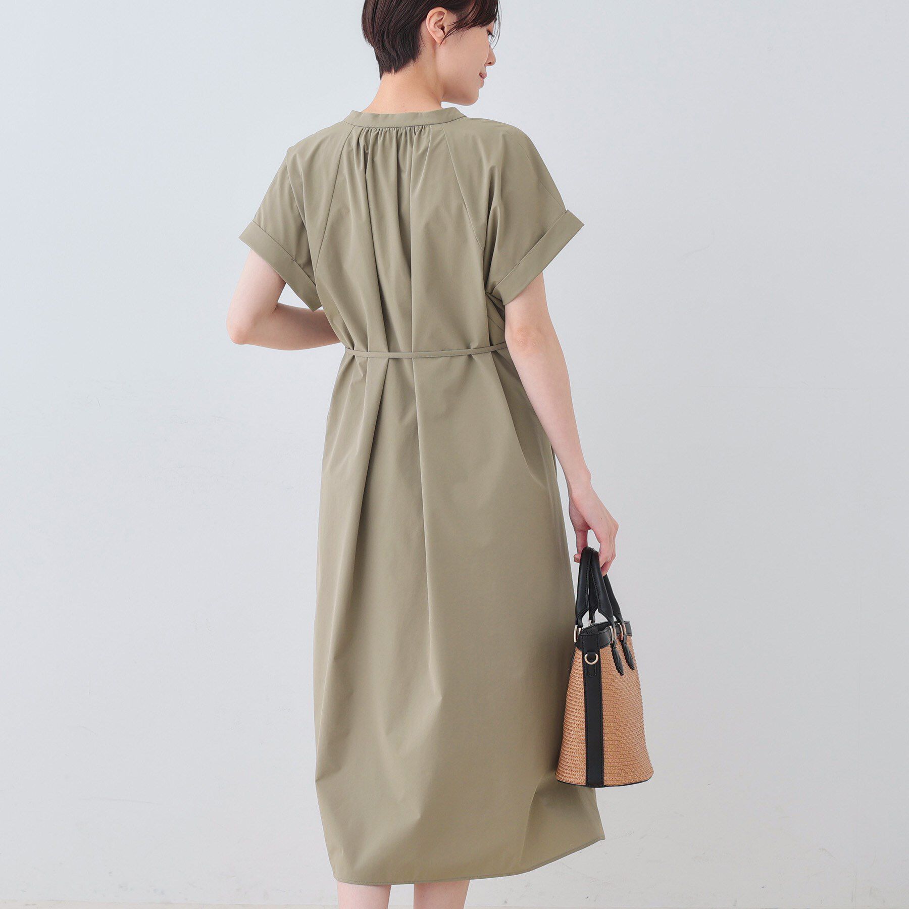 INDIVI「【通気性◎撥水／UV／接触冷感】アクティブワンピース」|ワンピース|