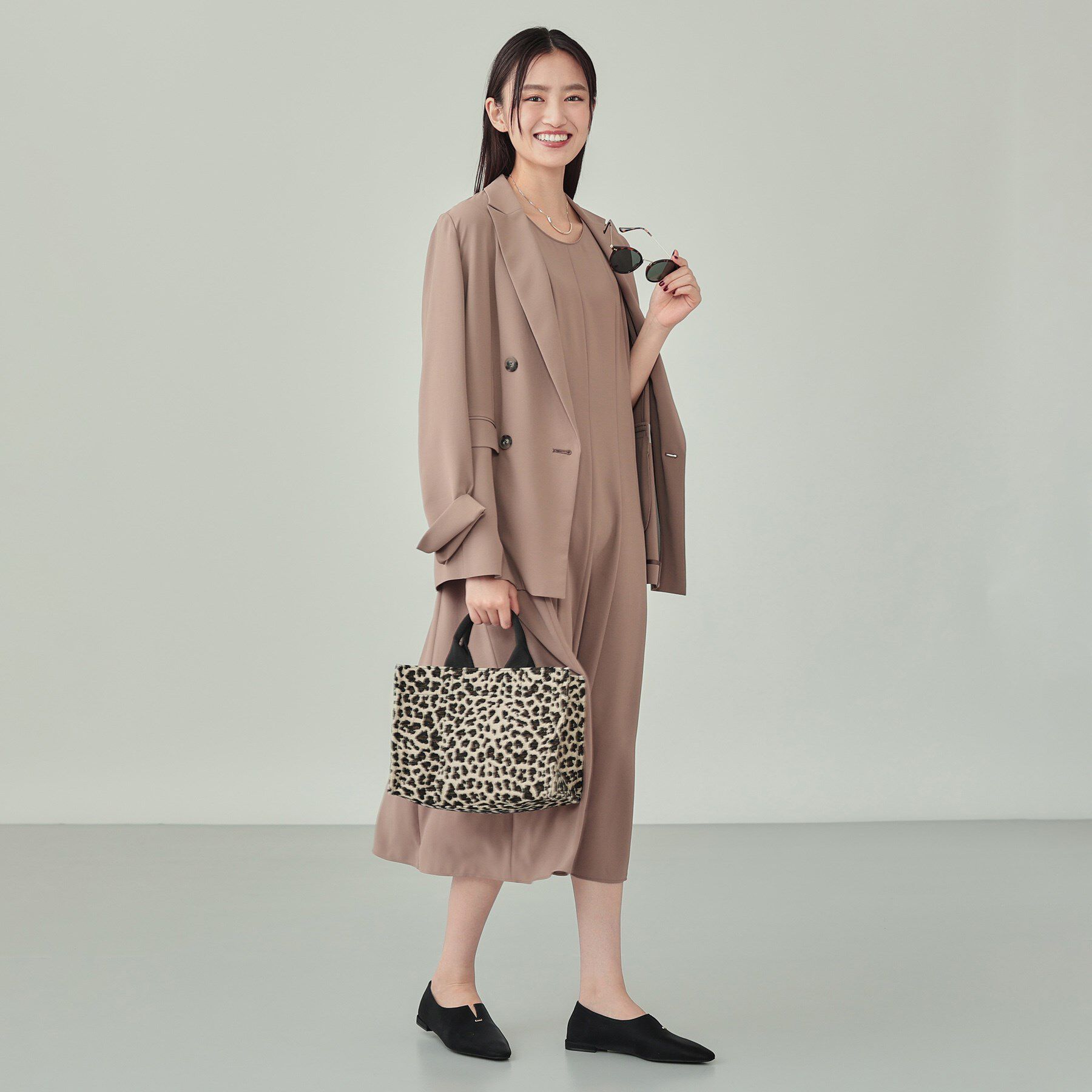 INDIVI「ツイードスモールトートバッグ」|トートバッグ|