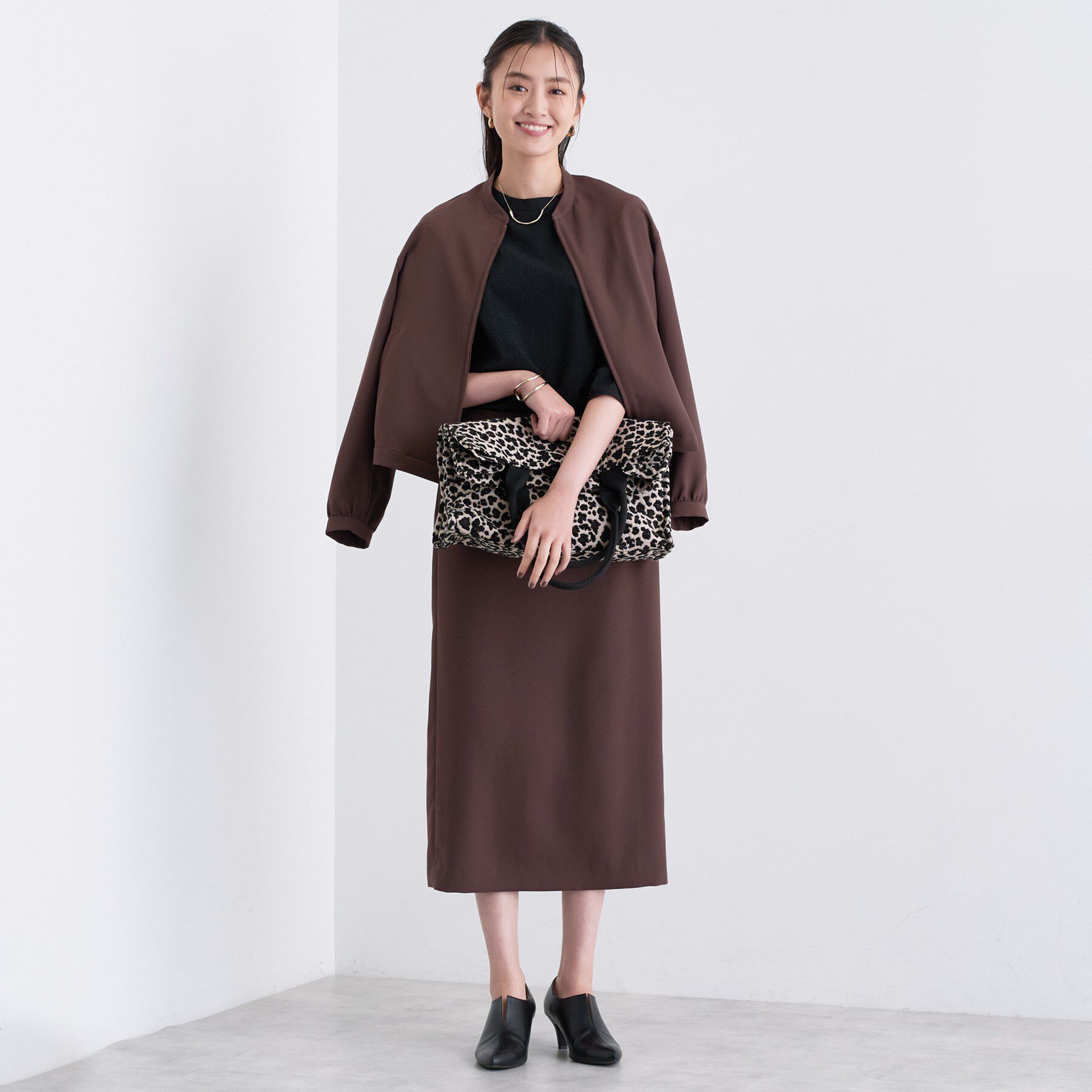 INDIVI「【UVケア／吸汗速乾】スリーブデザインブラウス」|シャツ・ブラウス|