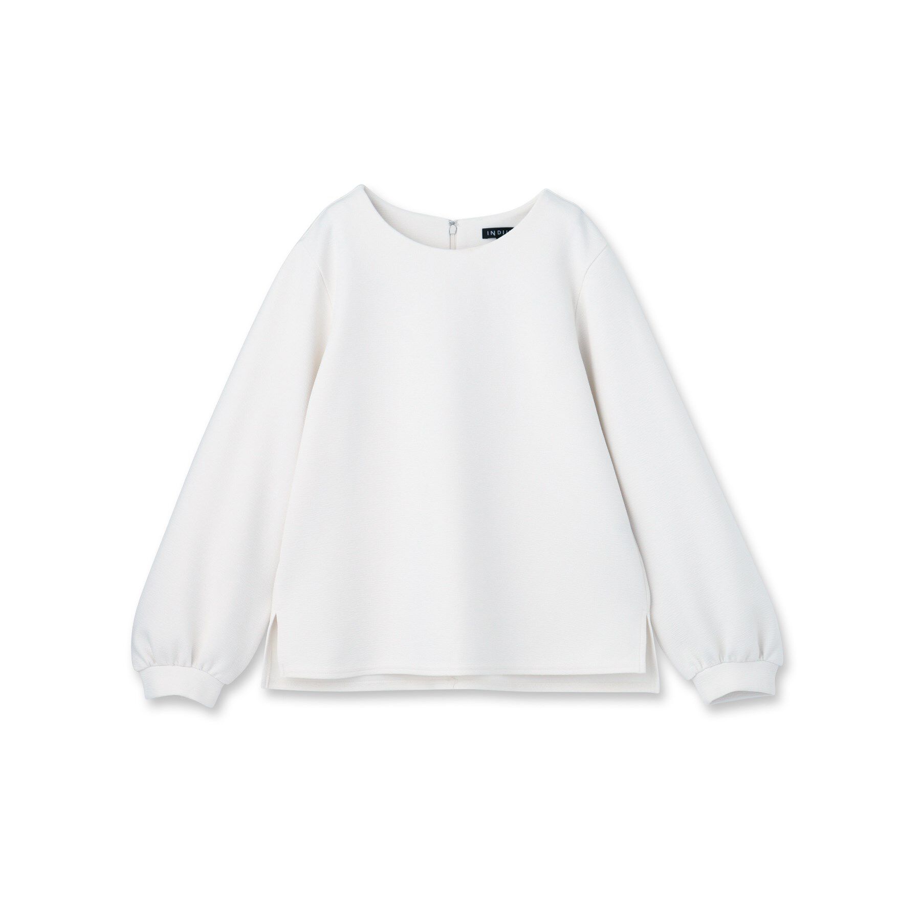 INDIVI「【SETUP可能／袖コンシャス】ダンボールジャージトップス」|Tシャツ・カットソー|