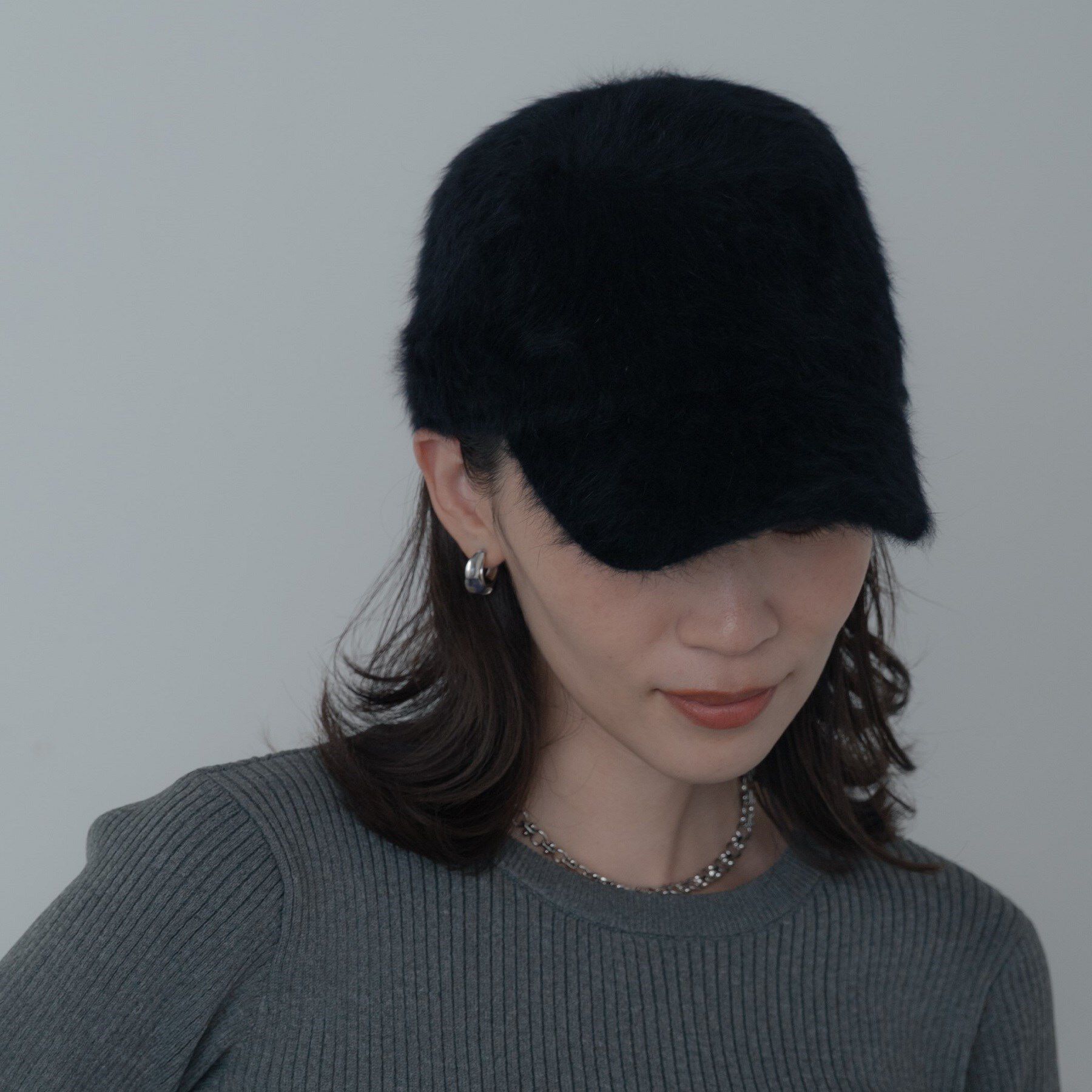 GALLEST「ファーキャップ」|キャップ・キャスケット|ブラック(019)