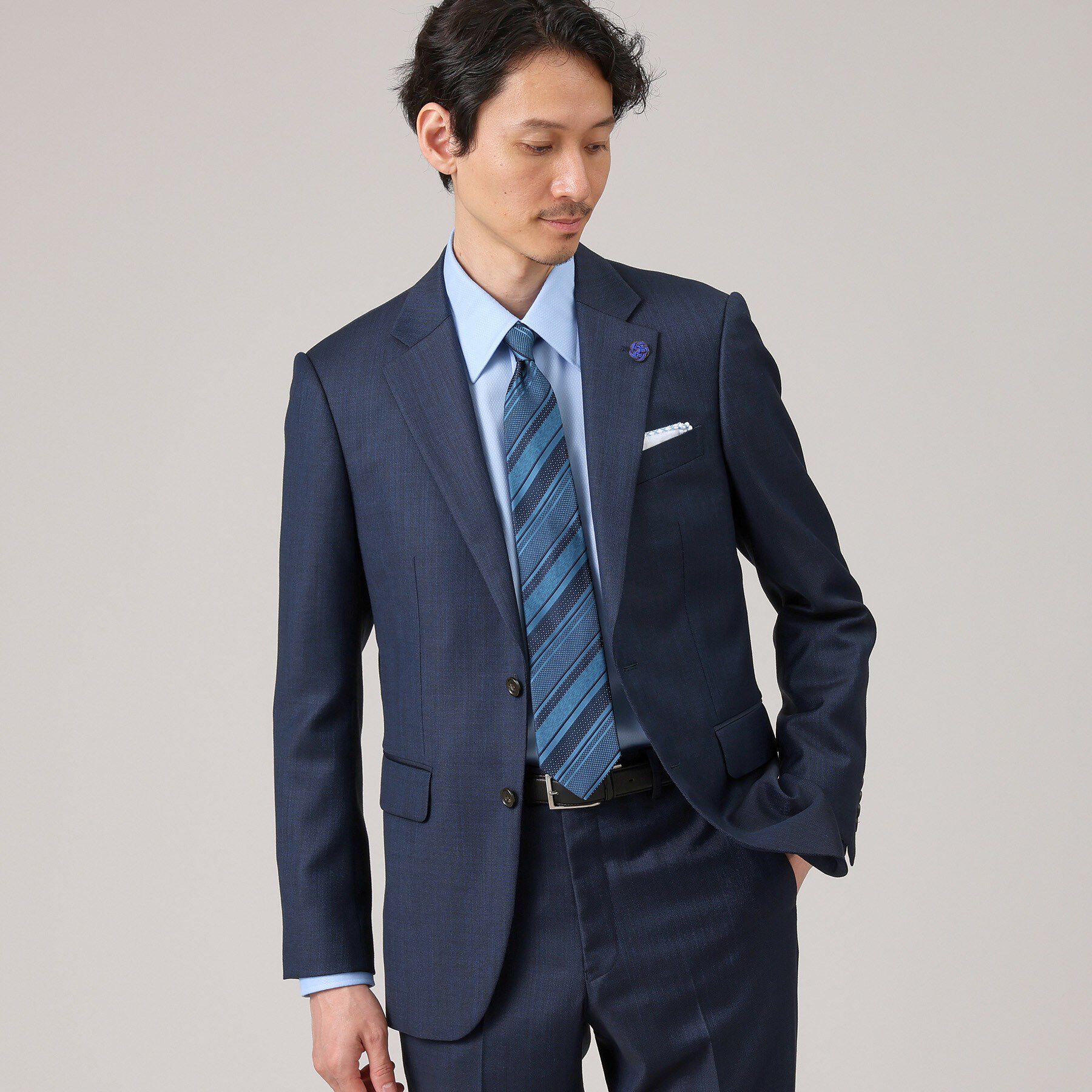 TAKEO KIKUCHI「【ベストセラー/日本製】シャドーストライプ シルクネクタイ」|ネクタイ・蝶ネクタイ|