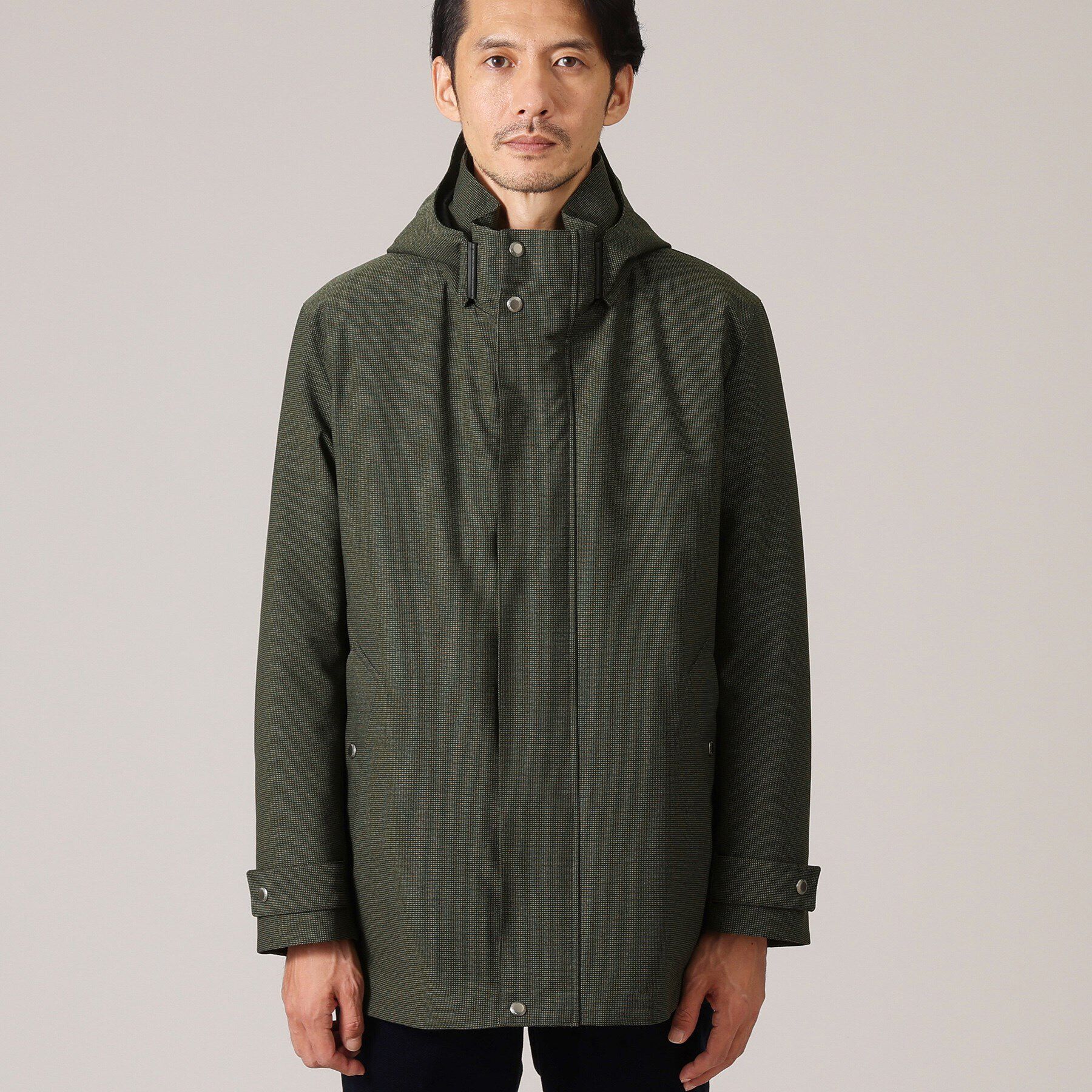 TAKEO KIKUCHI「【3WAY】ドビー ダウンライナー付 ブルゾン」|ブルゾン・スタジャン|