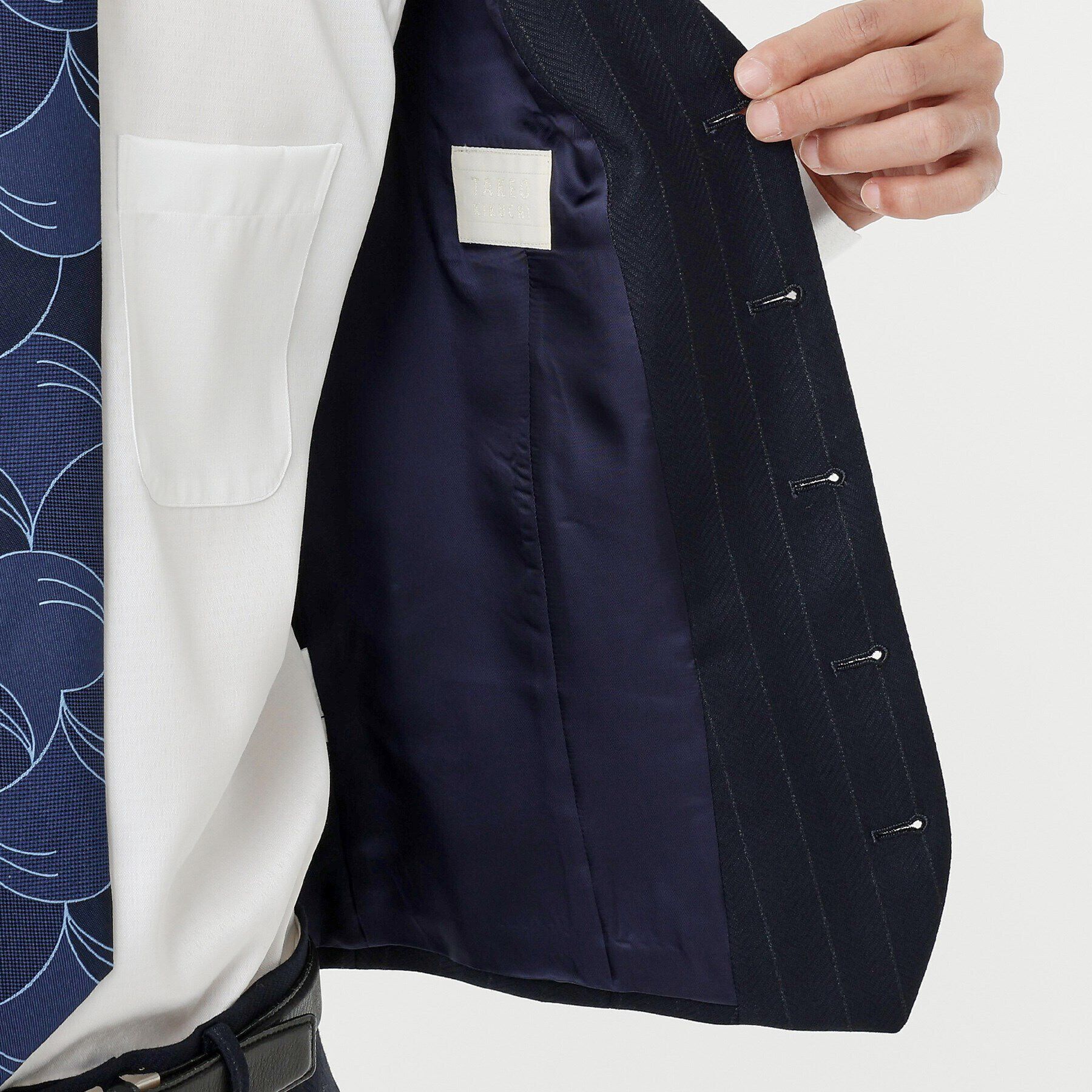 TAKEO KIKUCHI「【THE FLAGSHIP】矢絣 ストライプ べスト」|スーツ|