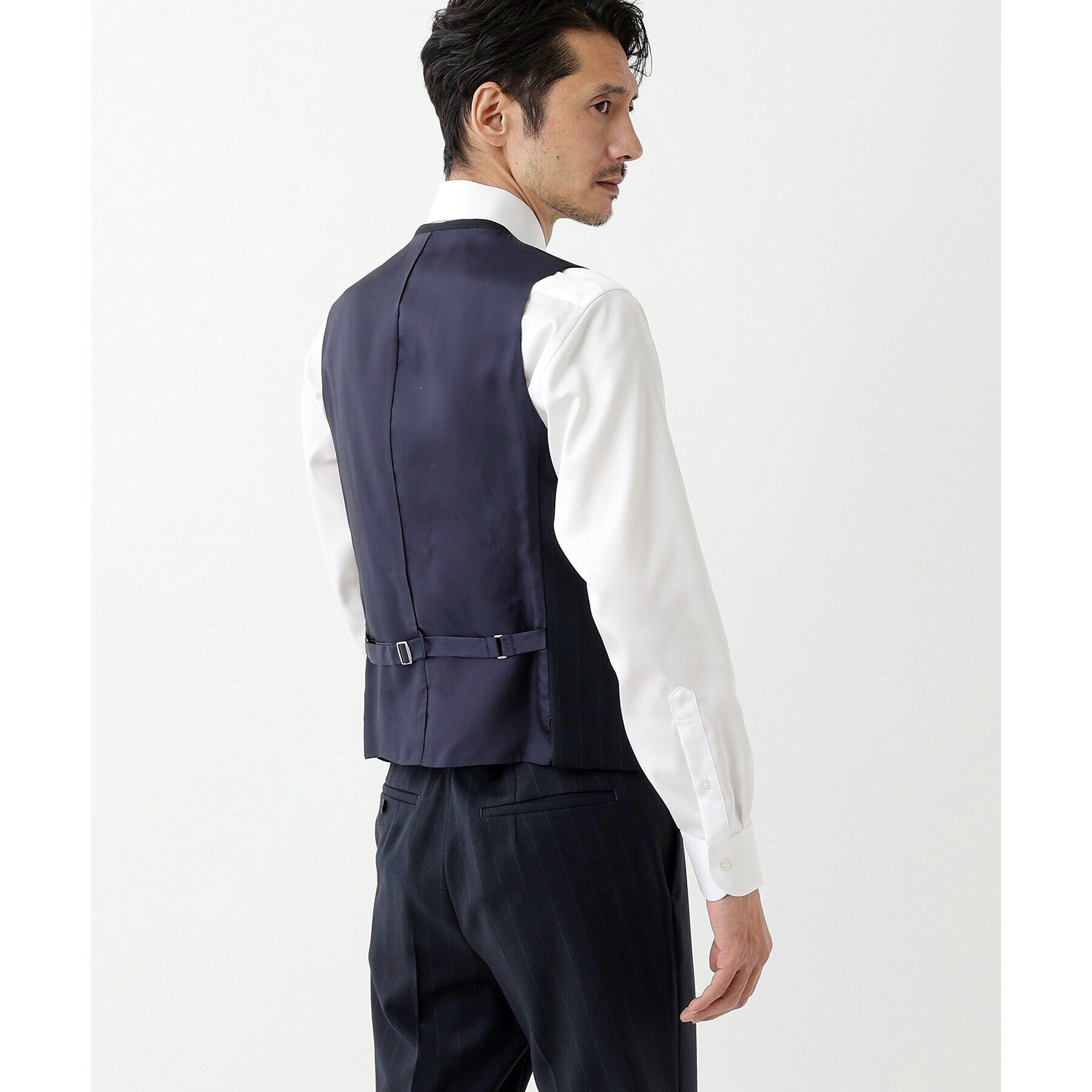 TAKEO KIKUCHI「【THE FLAGSHIP】矢絣 ストライプ べスト」|スーツ|