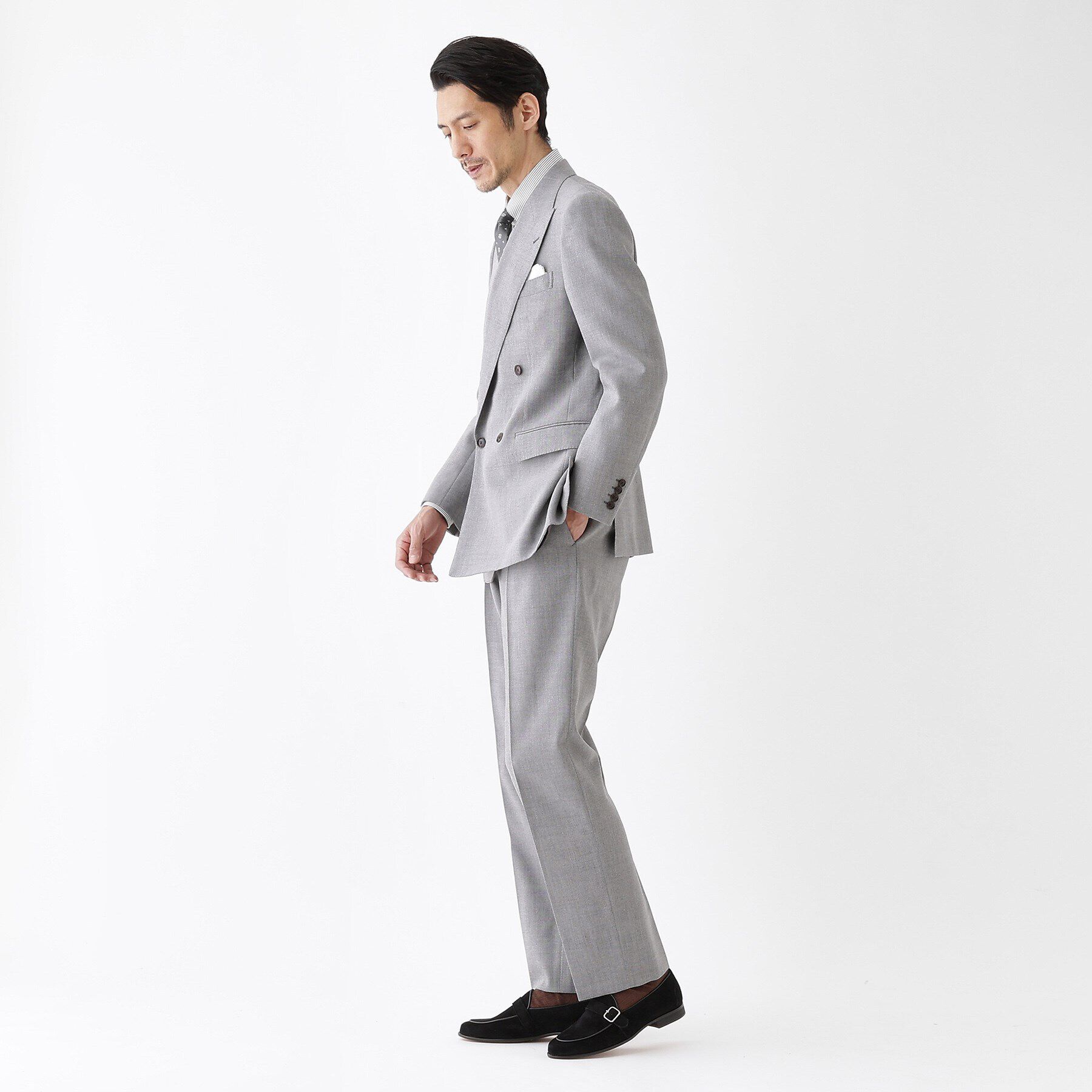 TAKEO KIKUCHI「【THE FLAGSHIP】ゴードスエード スリッポン ローファー」|ビジネス・ドレスシューズ|