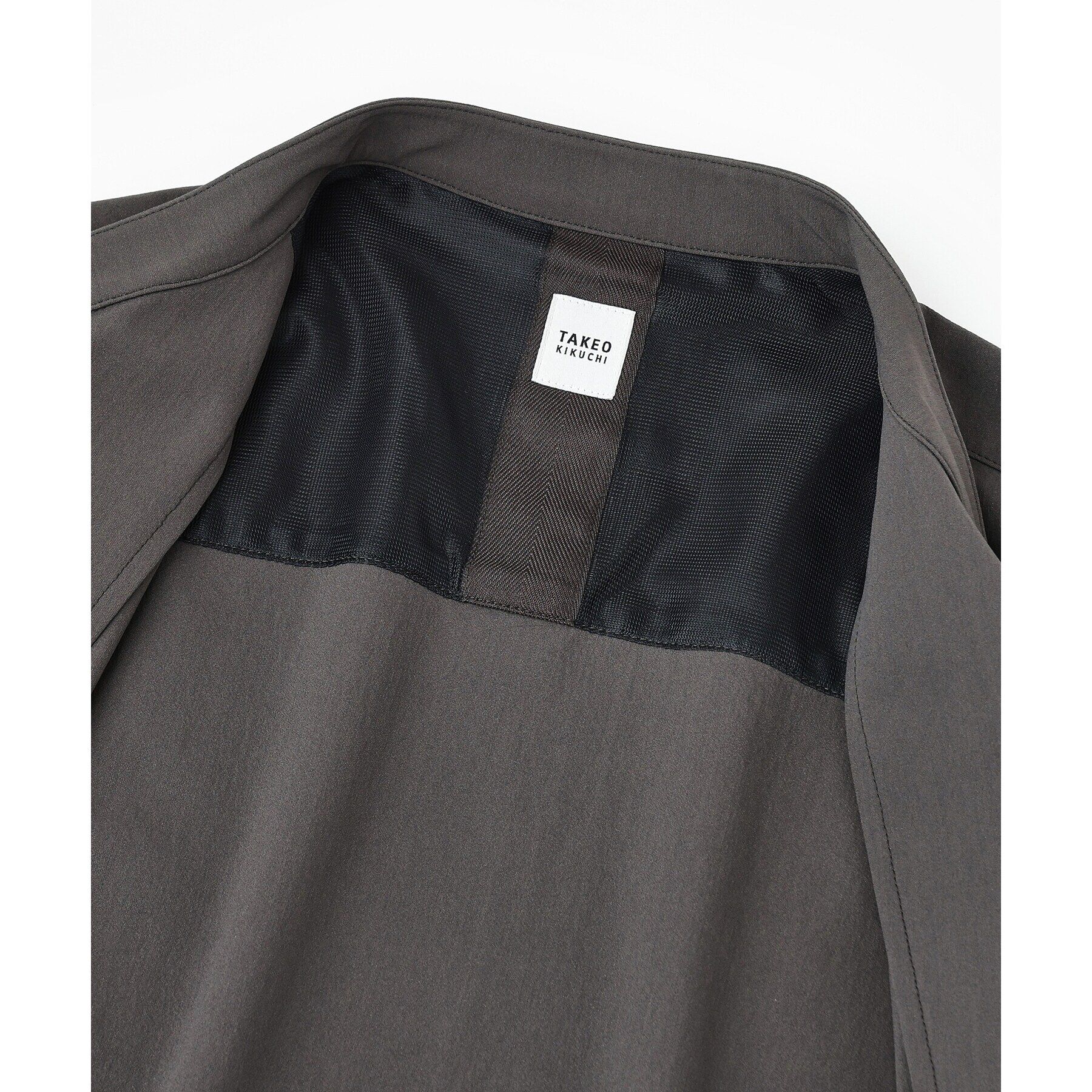TAKEO KIKUCHI「【軽羽織】ハイストレッチ オープンバンドカラー シャツ」|シャツ・ブラウス|