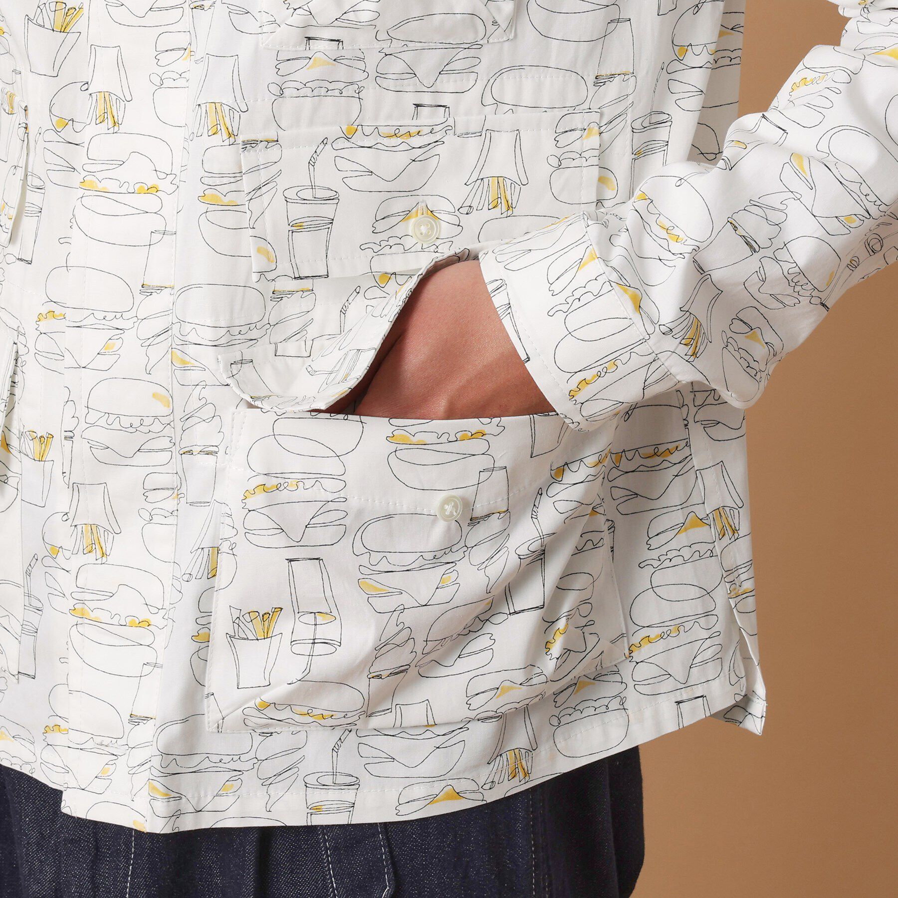 40CARATS&525「多ポケット シャツブルゾン」|ブルゾン・スタジャン|