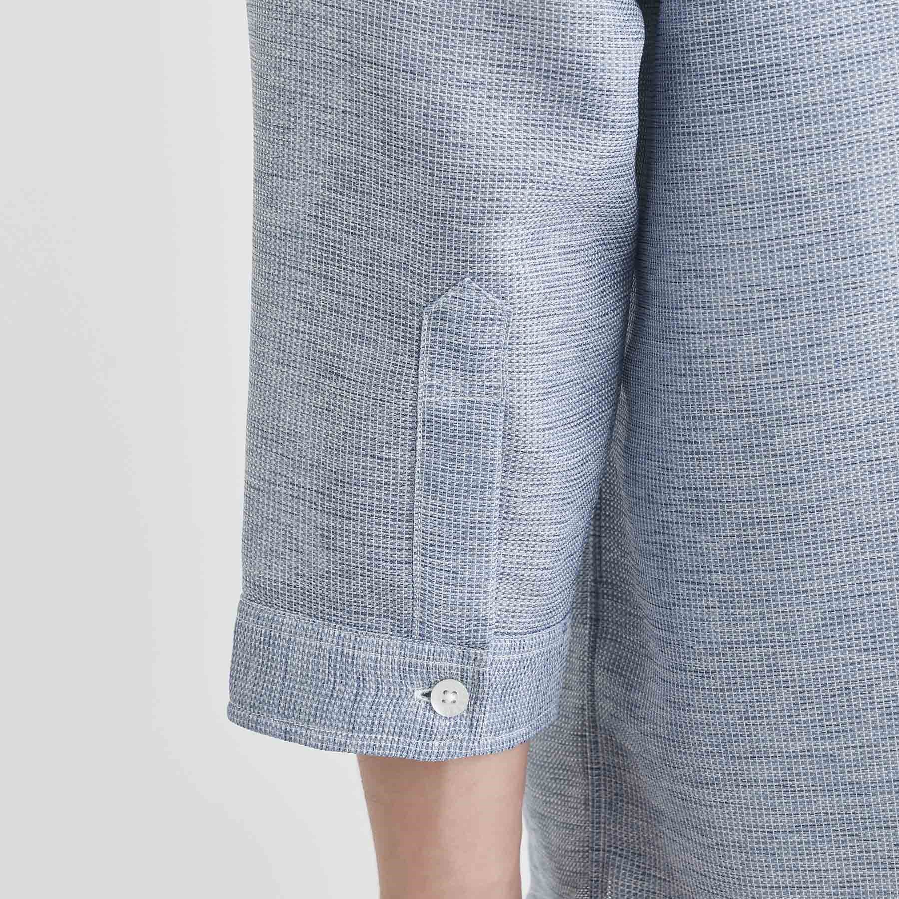 TAKEO KIKUCHI「【Sサイズ～】カラミ織り 7分袖シャツ」|シャツ・ブラウス|