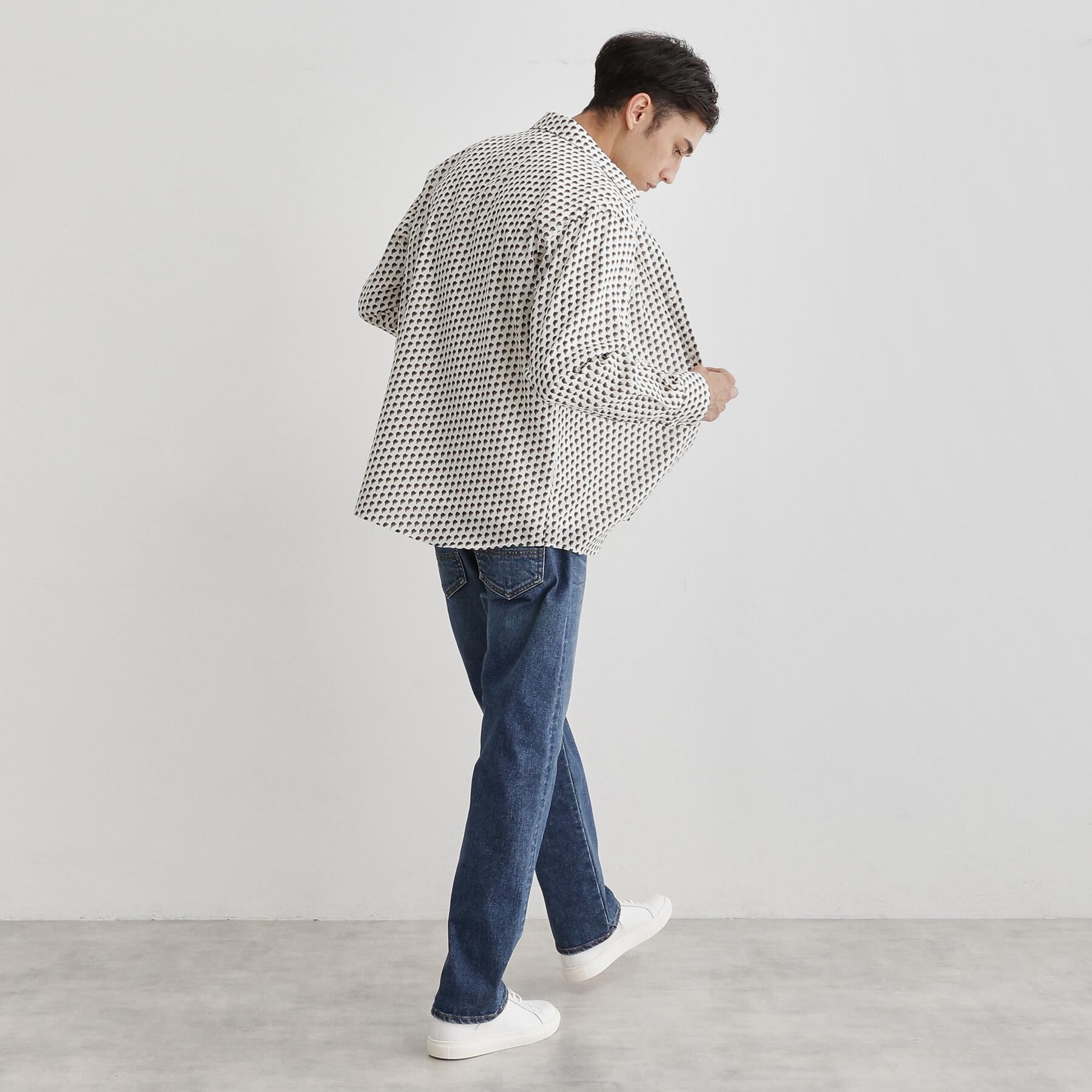 TAKEO KIKUCHI「ボーラーハット柄 長袖シャツ」|シャツ・ブラウス|