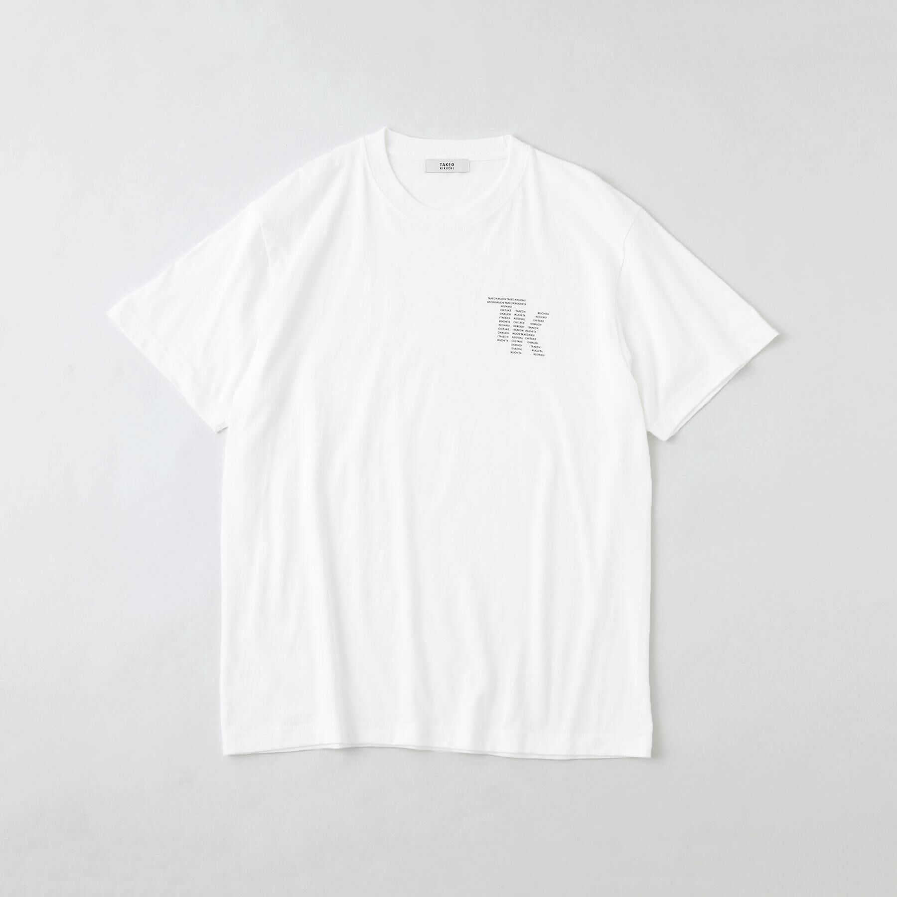 TAKEO KIKUCHI「【LIMITED】TKタイポグラフィTシャツ」|Tシャツ・カットソー|ホワイト(001)