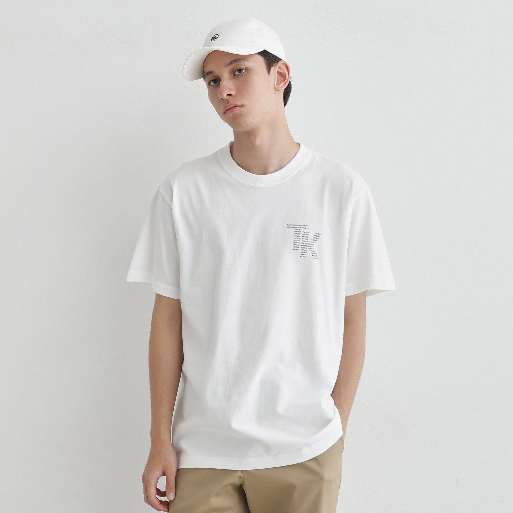 TAKEO KIKUCHI「【LIMITED】TKタイポグラフィTシャツ」|Tシャツ・カットソー|