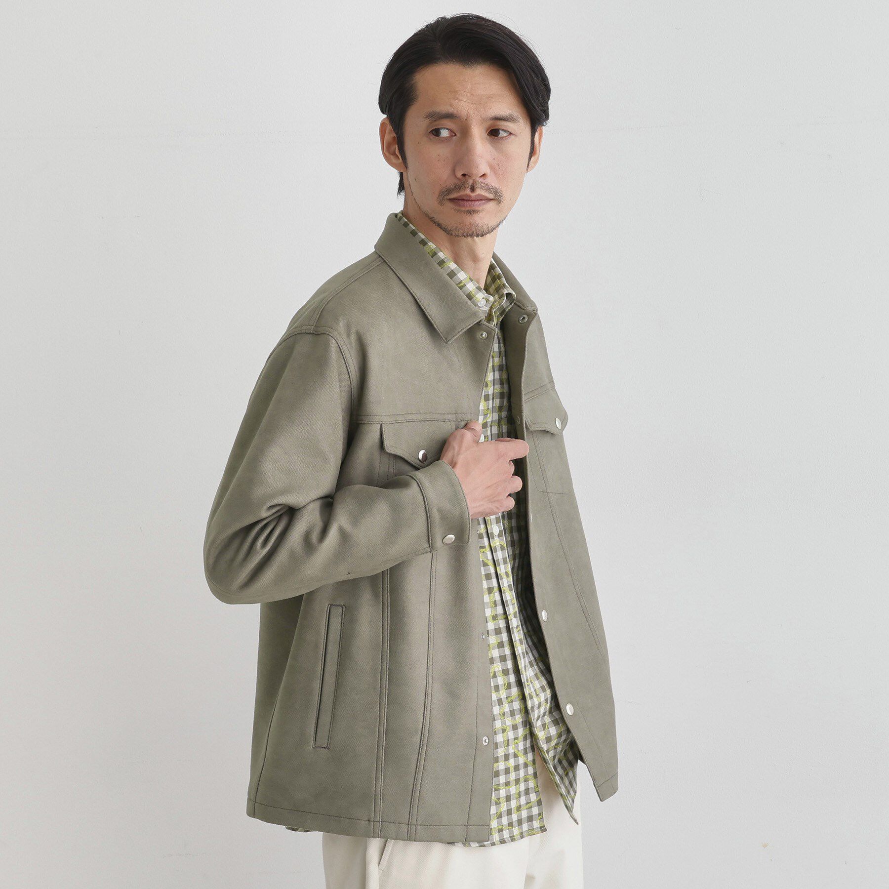 TAKEO KIKUCHI「【JUST ONE LAYER】ダウンファブリック ブルゾン」|ブルゾン・スタジャン|