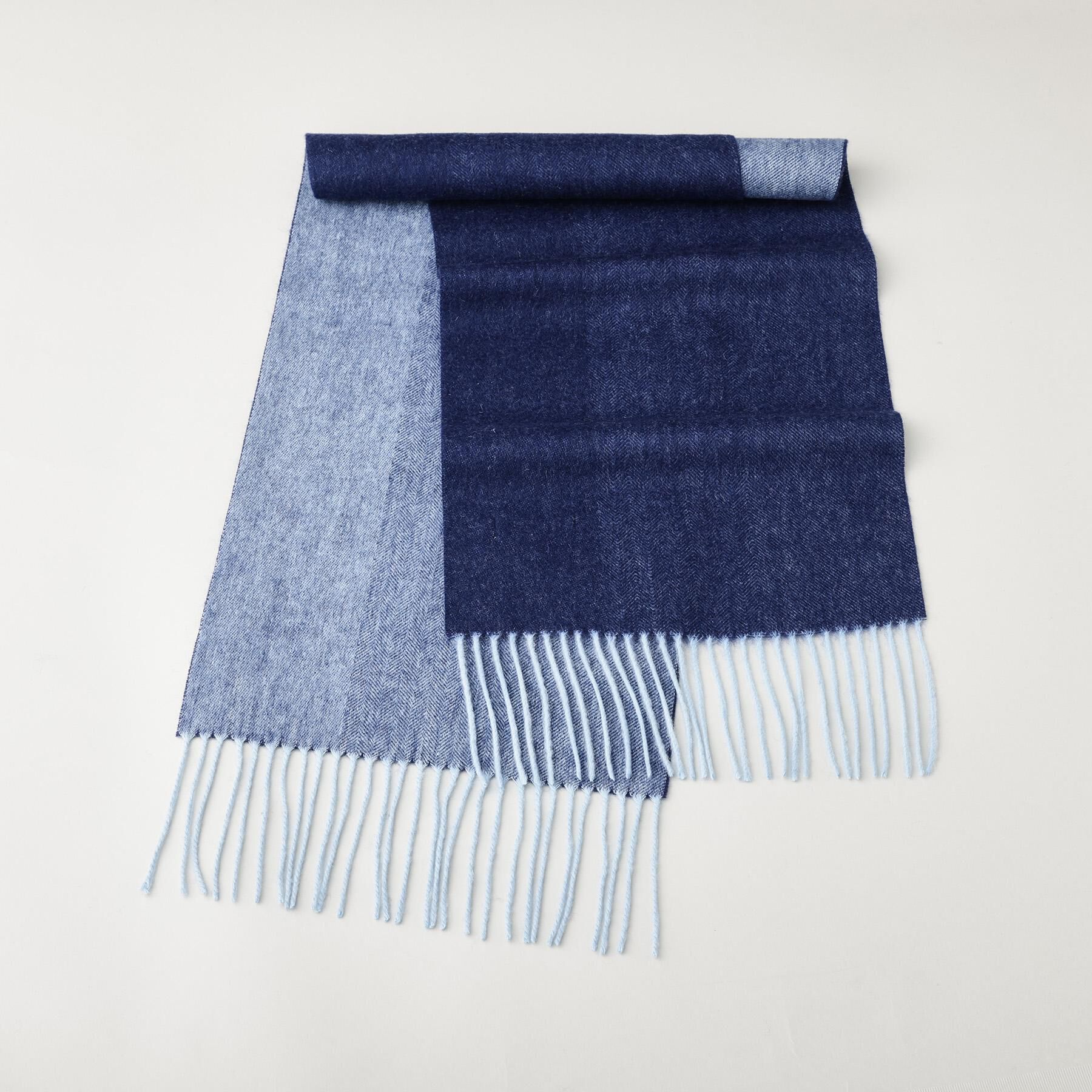 TAKEO KIKUCHI「【ラッピング巾着セット】カシミヤブレンド リバーシブルマフラー」|ストール|