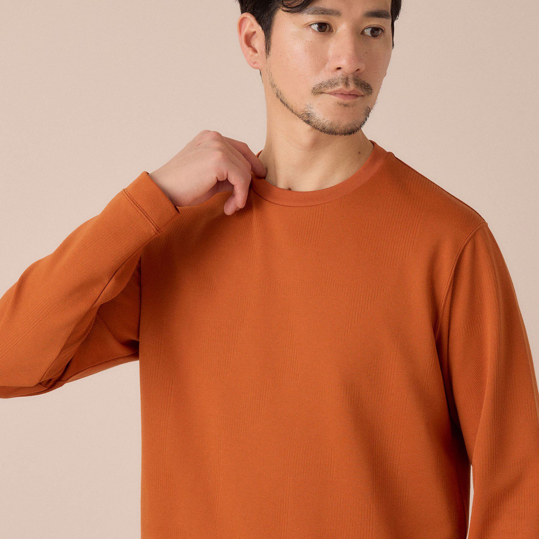 TAKEO KIKUCHI「【尾州ファブリック】ジャガードカットソー」|Tシャツ・カットソー|