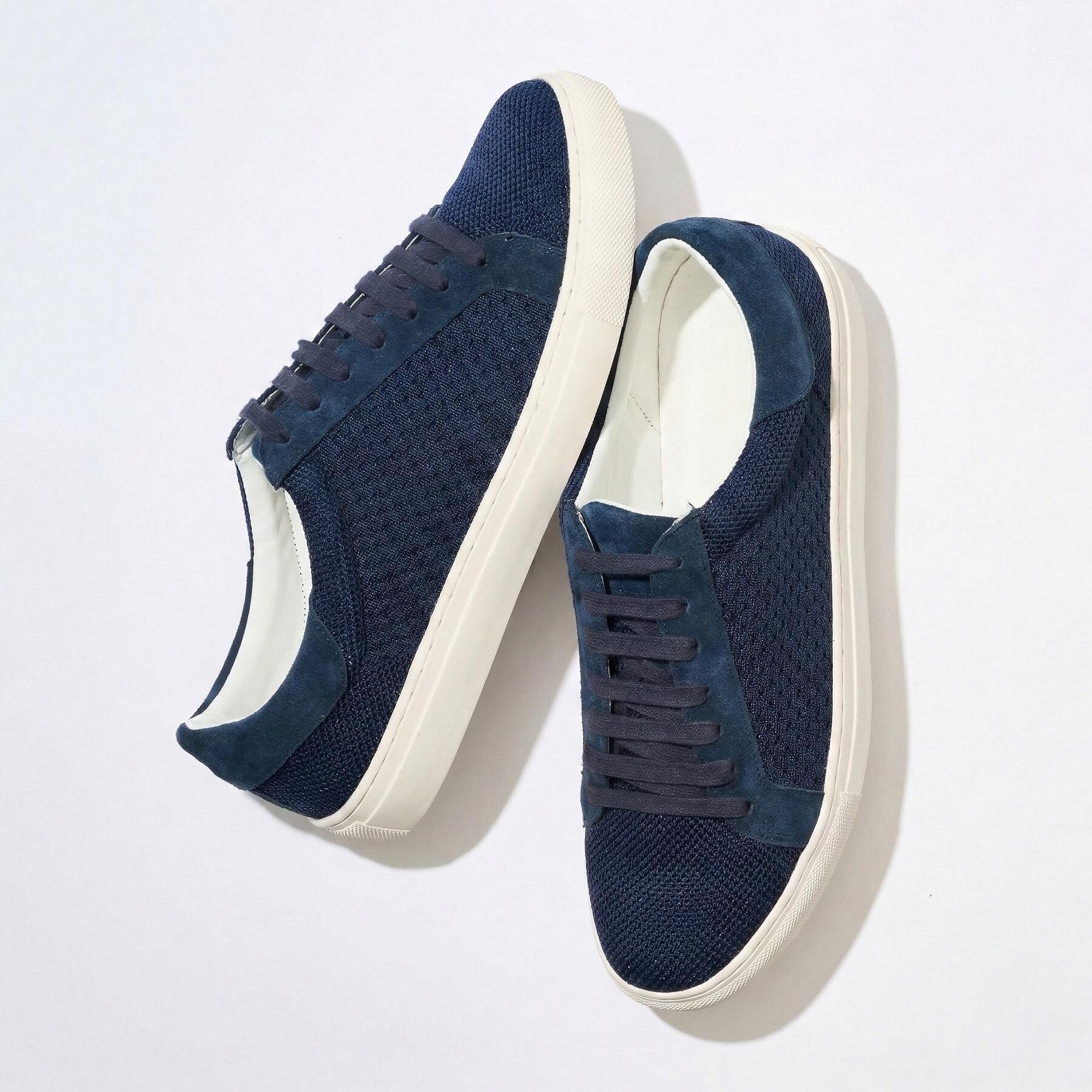 TAKEO KIKUCHI「ニットアッパースニーカー」|スニーカー|ネイビー(094)