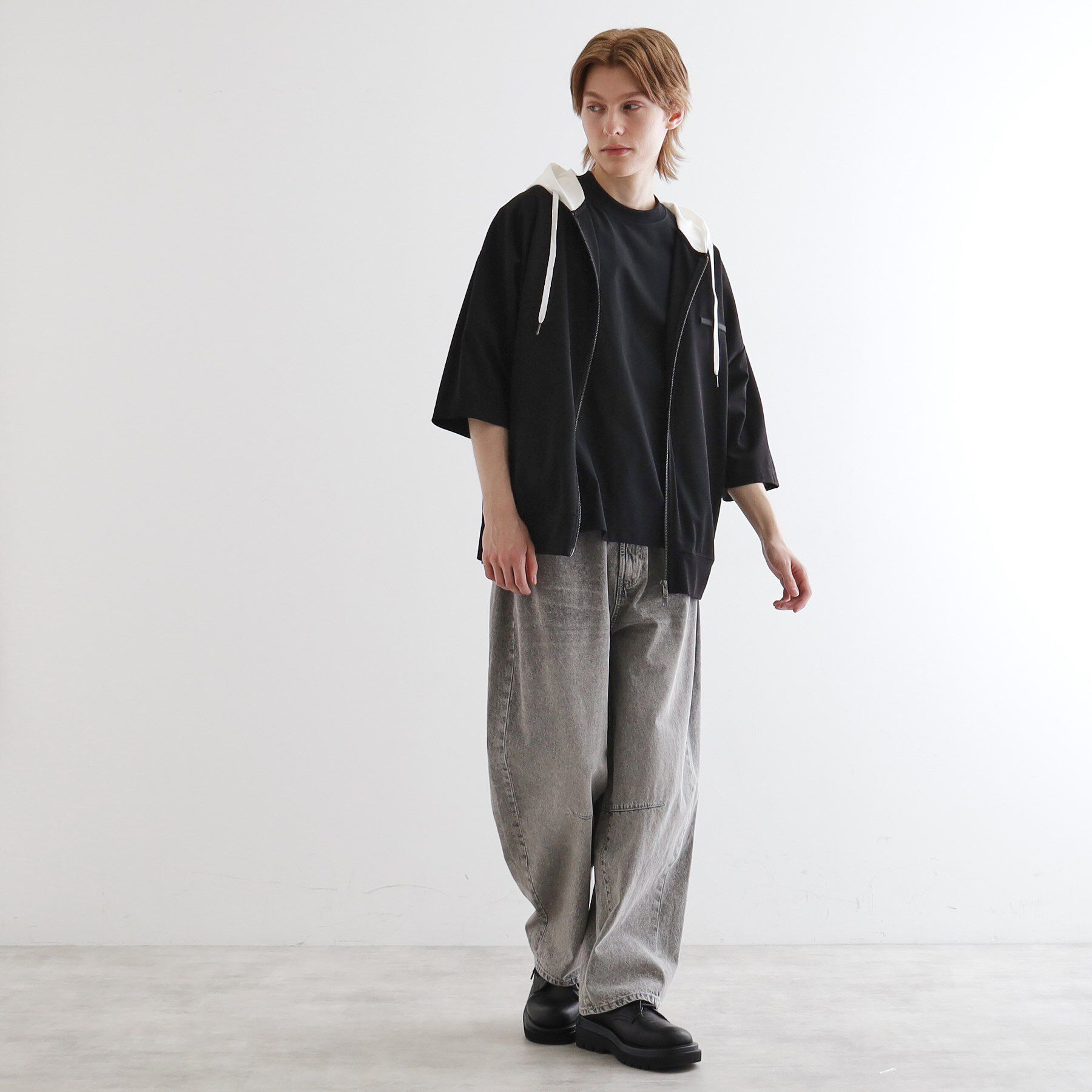 tk.TAKEO KIKUCHI「オーバージップパーカ」|パーカー|