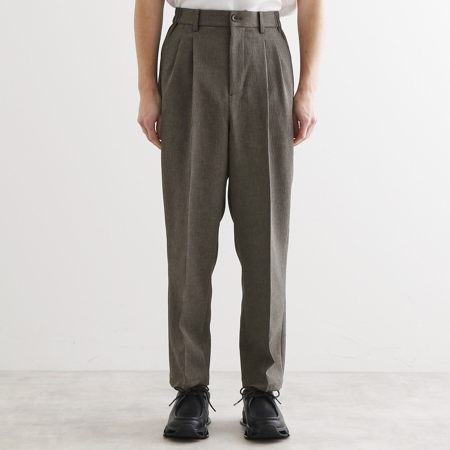 tk.TAKEO KIKUCHI「【セットアップ対応】テッククレープルーズテーパードパンツ」|その他|