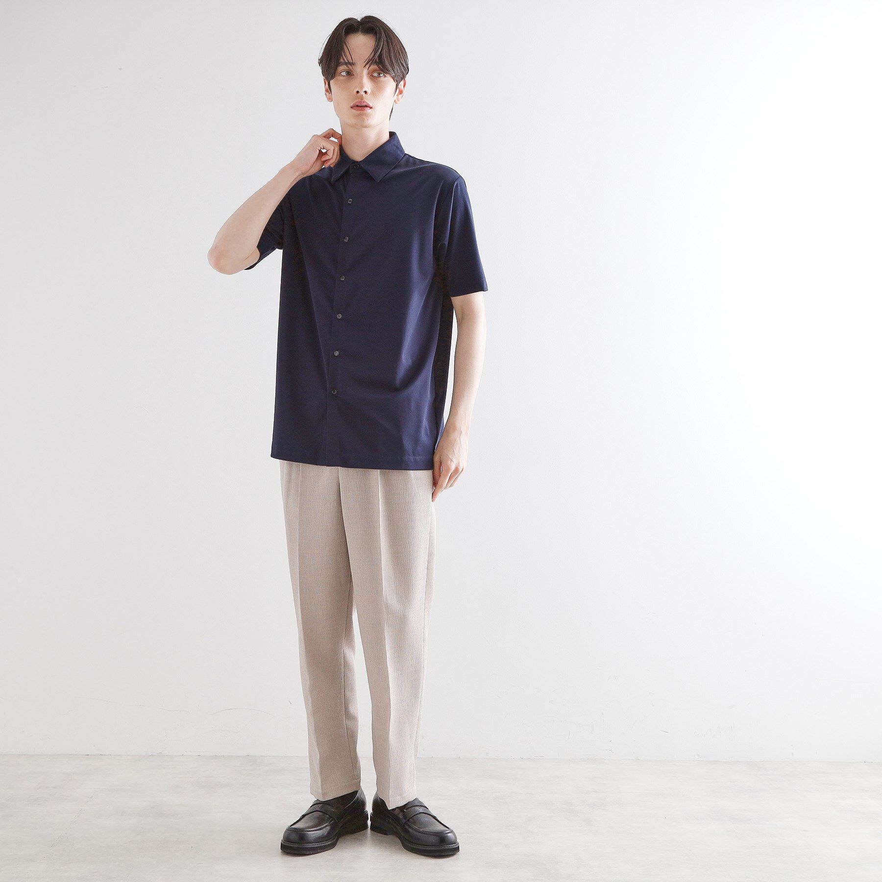 tk.TAKEO KIKUCHI「【マシンウォッシャブル】フロントオープンシャツ」|シャツ・ブラウス|