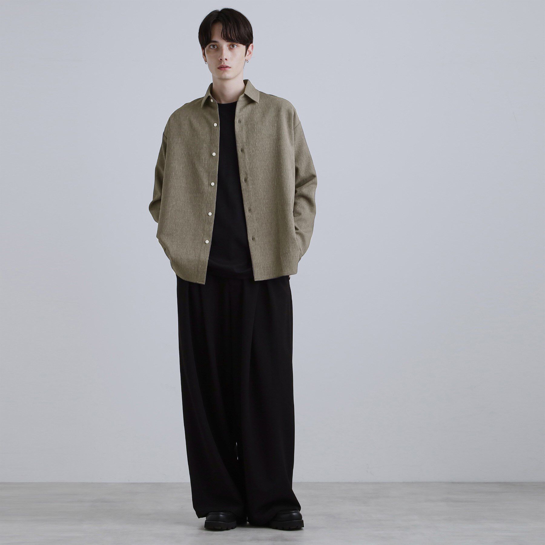 tk.TAKEO KIKUCHI「テッククレープシャツ」|シャツ・ブラウス|