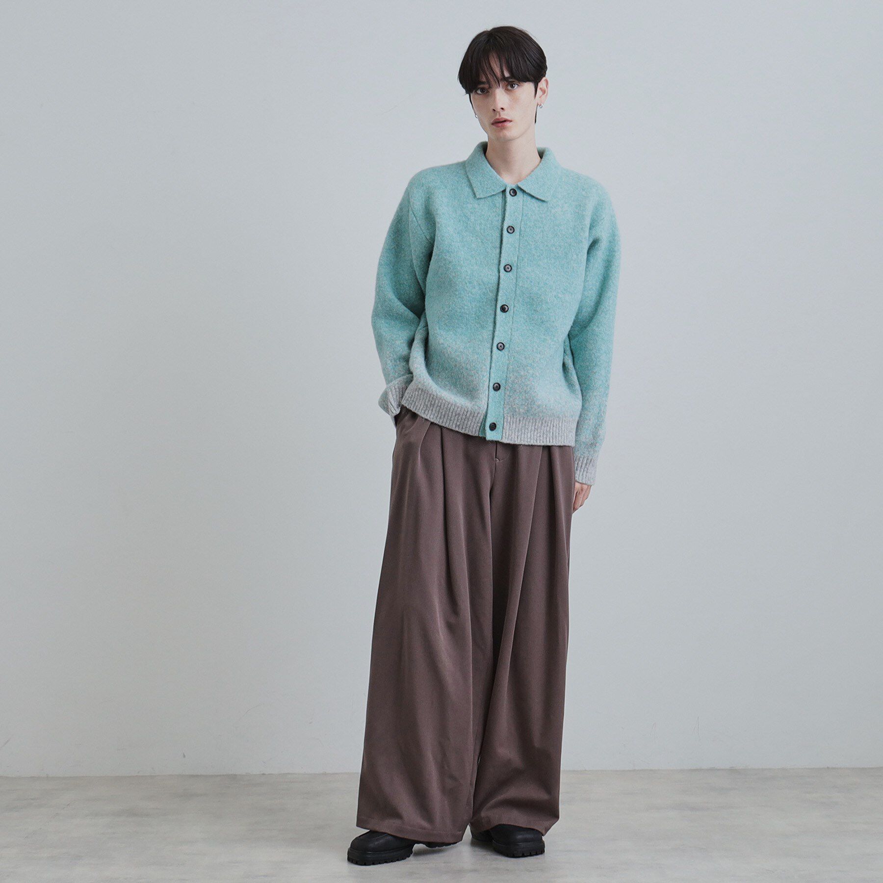 tk.TAKEO KIKUCHI「ミスティーシャギーカーディガン」|カーディガン|