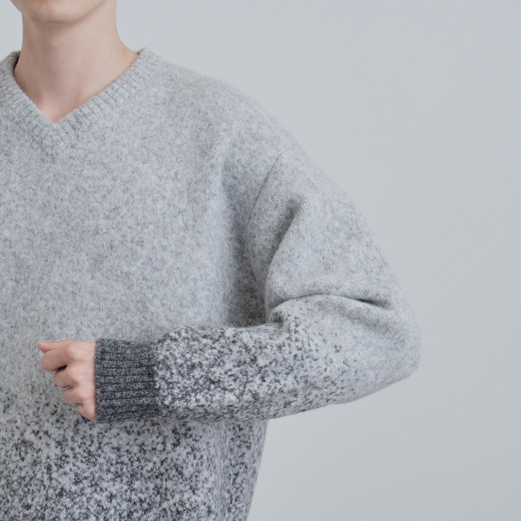 tk.TAKEO KIKUCHI「ミスティーシャギーVネックニット」|ニット・セーター|