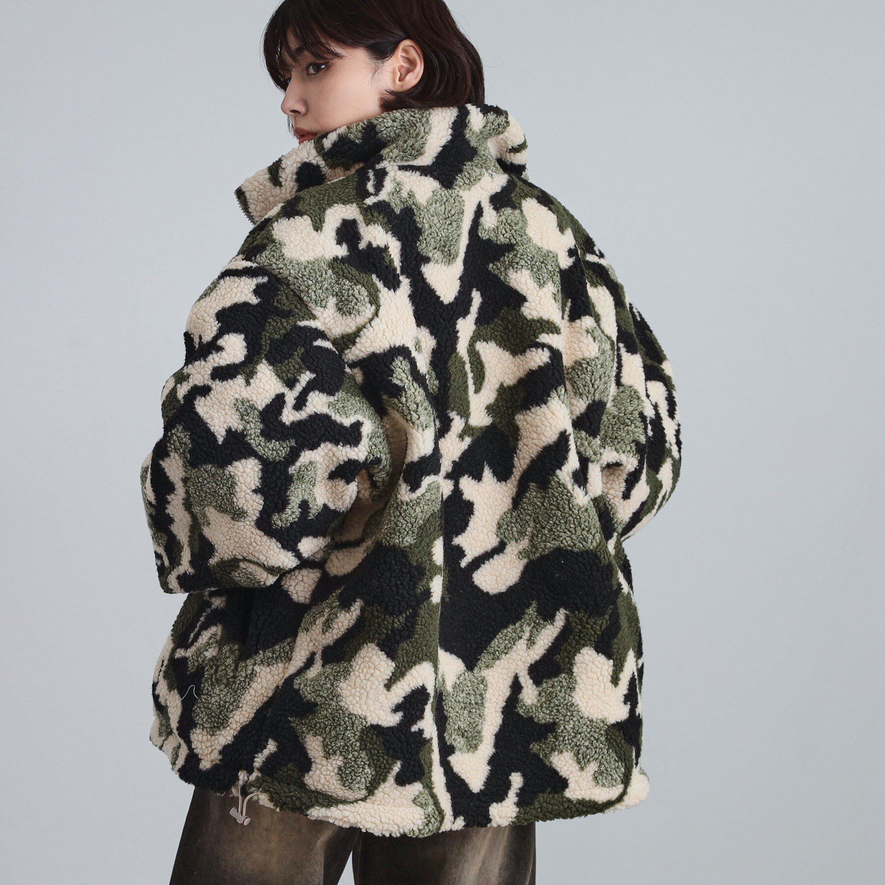 tk.TAKEO KIKUCHI「【WEB限定】リバーシブルボアブルゾン」|ブルゾン・スタジャン|