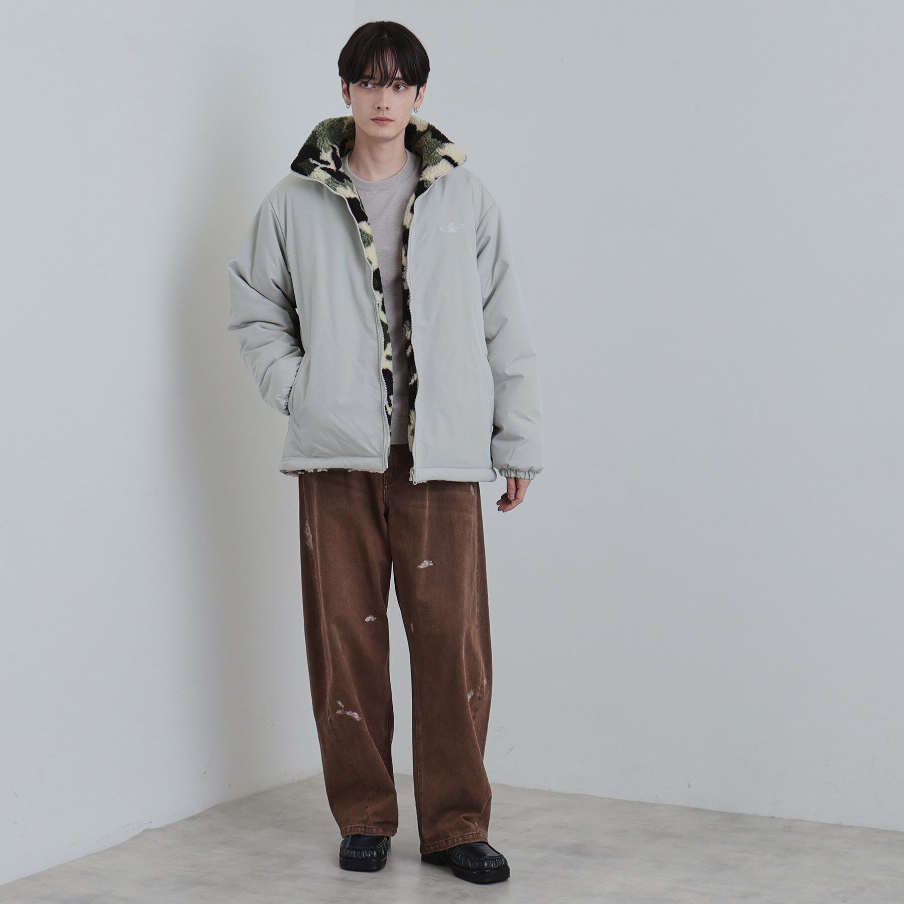 tk.TAKEO KIKUCHI「【WEB限定】リバーシブルボアブルゾン」|ブルゾン・スタジャン|