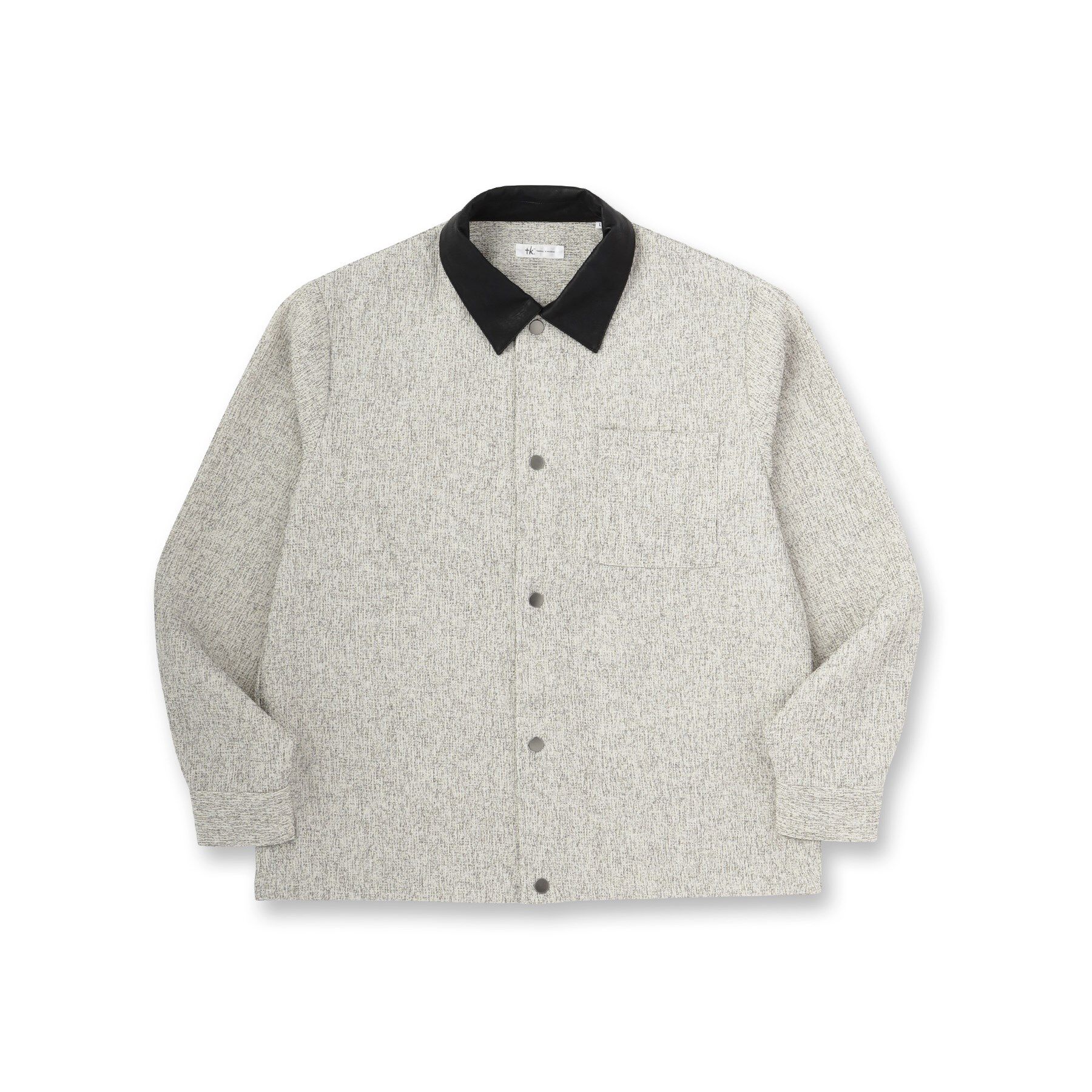 tk.TAKEO KIKUCHI「衿配色ツイードシャツ」|シャツ・ブラウス|