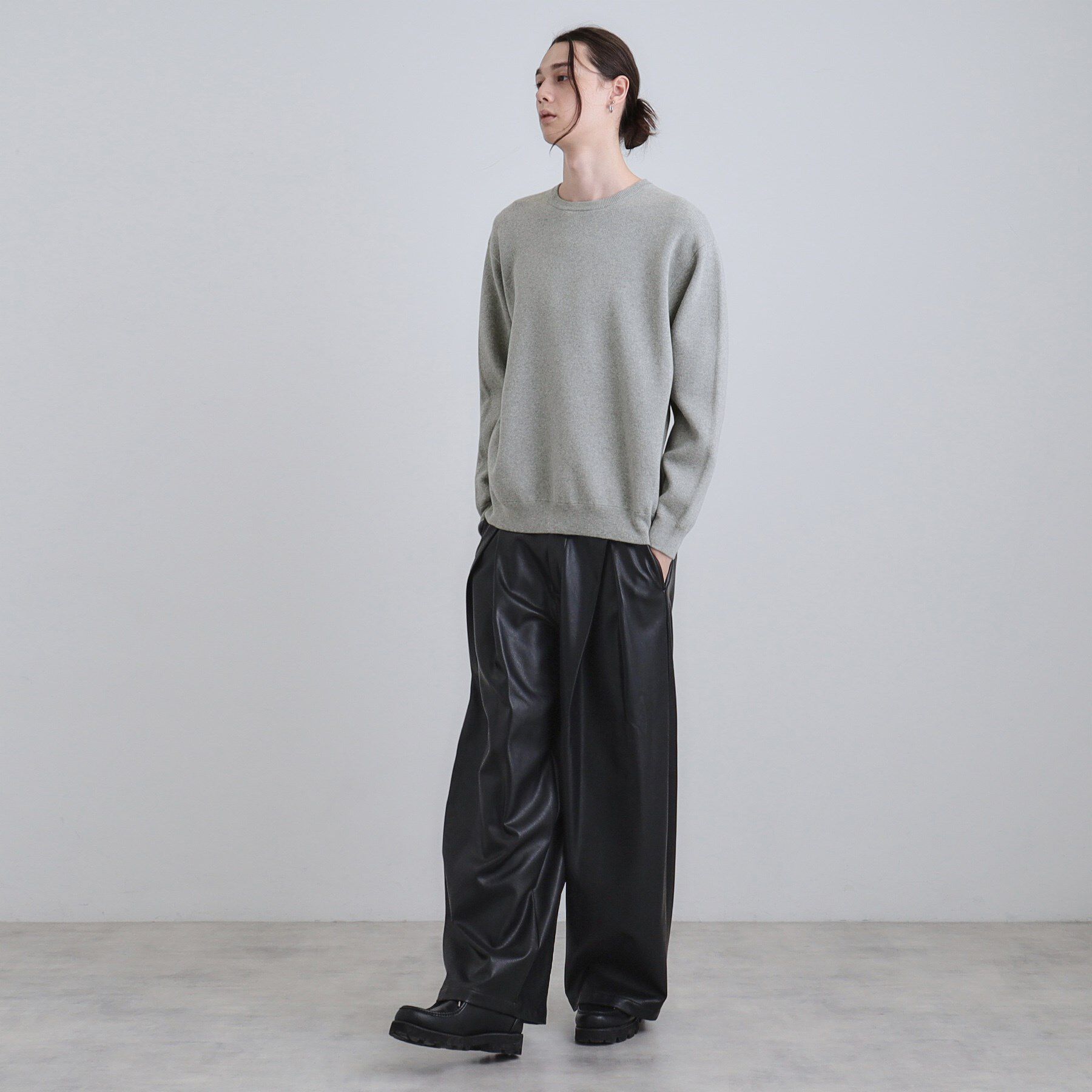 tk.TAKEO KIKUCHI「クルーネックニット」|ニット・セーター|