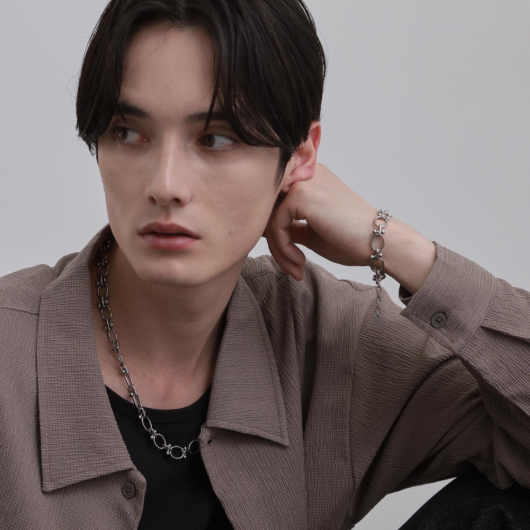 tk.TAKEO KIKUCHI「【ステンレス】ボールドネックレス」|ネックレス|