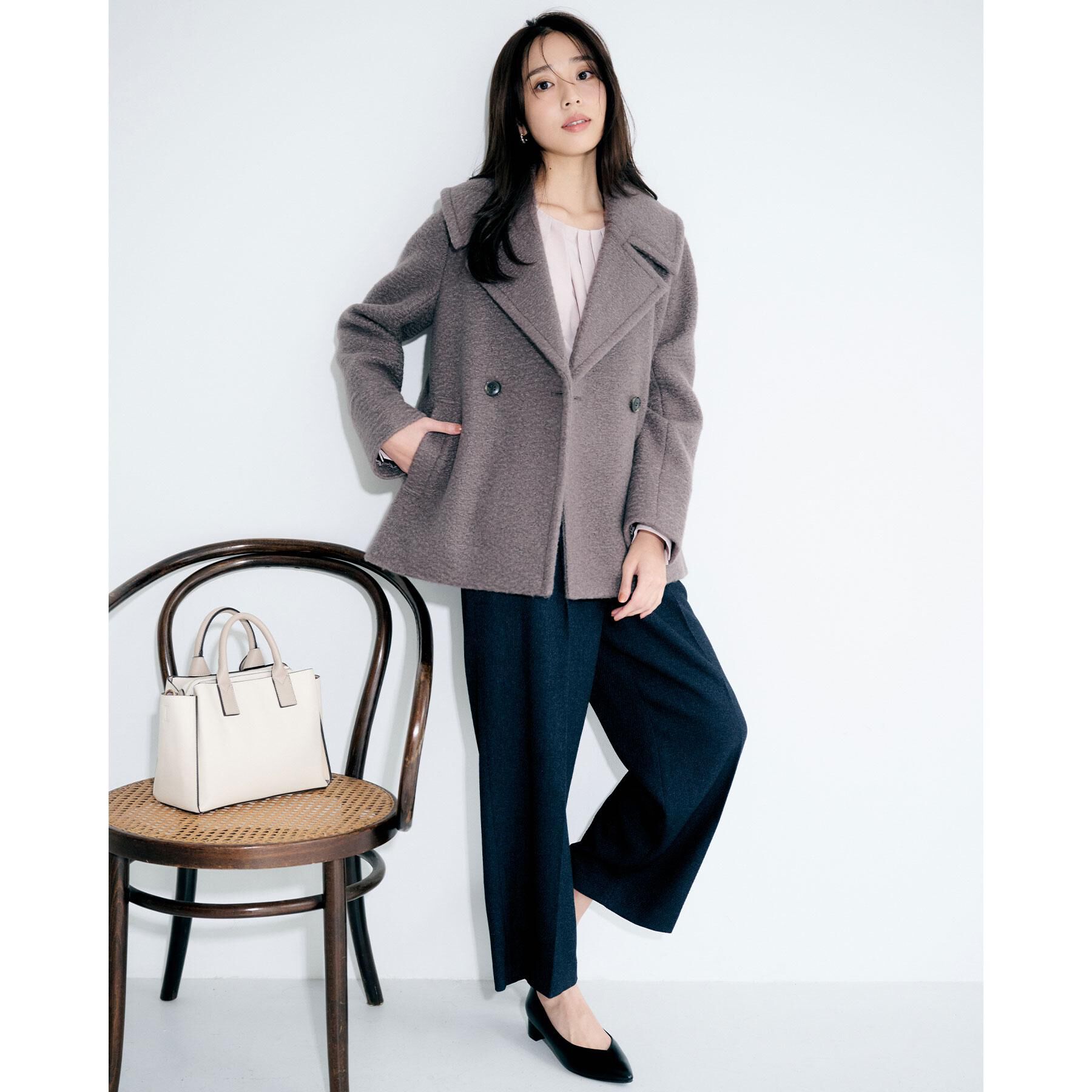 index「ブークレミドルコート【洗える】」|ピーコート|