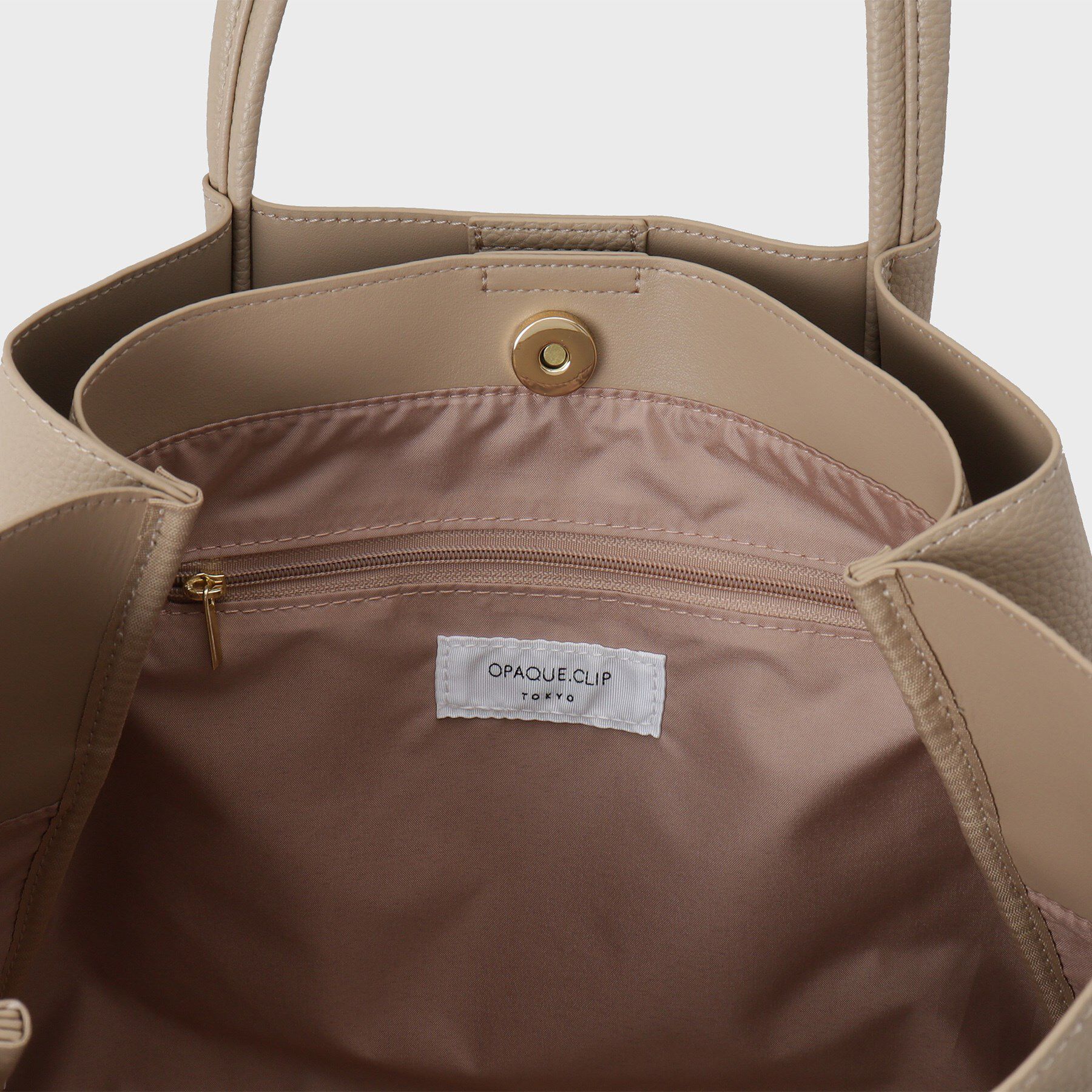 OPAQUE.CLIP「【軽量/A4サイズ対応/通勤対応】フロントベルトデザイントートバッグ」|トートバッグ|