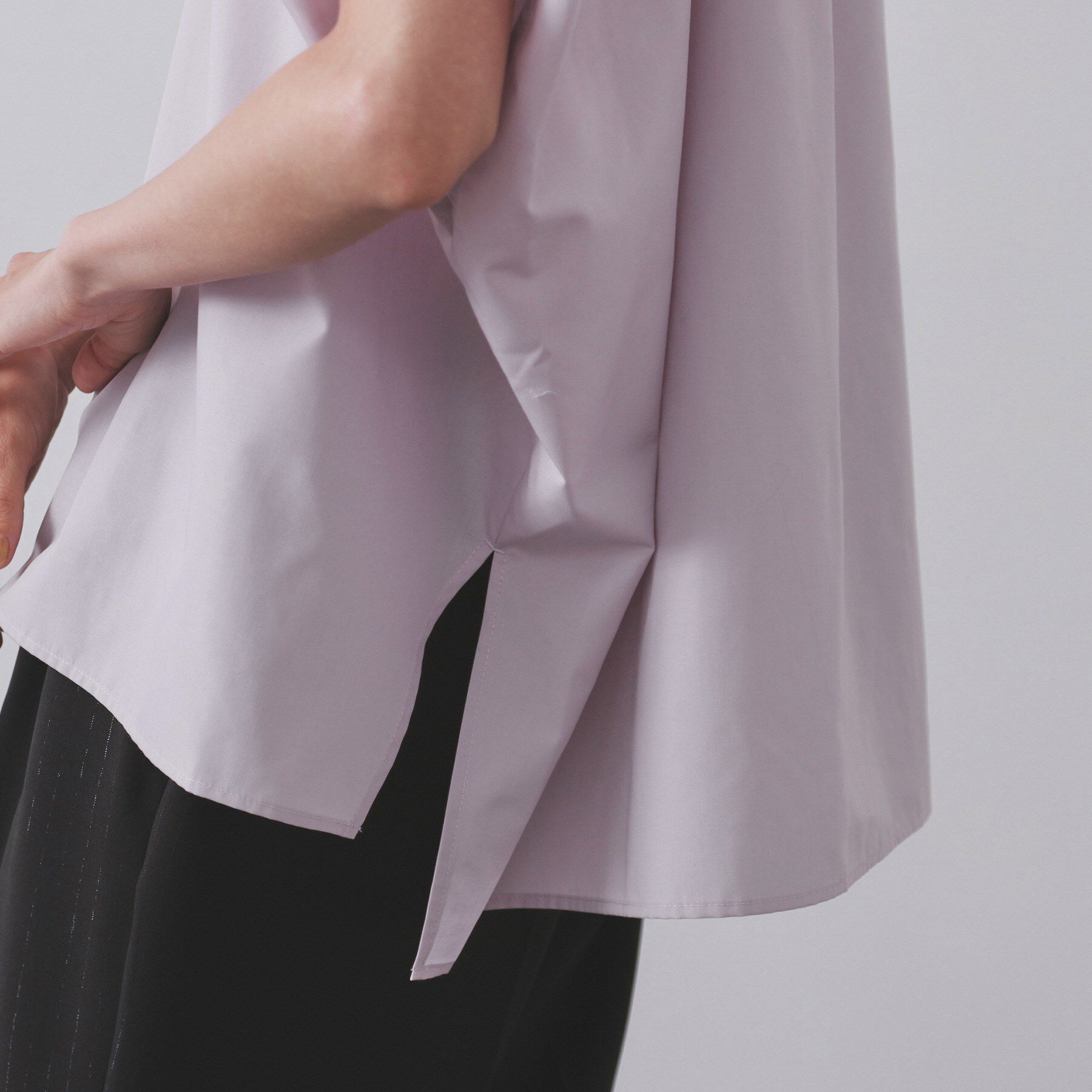 OPAQUE.CLIP「《andGIRL掲載》リラクシーシャツ【洗濯機洗い可】」|シャツ・ブラウス|