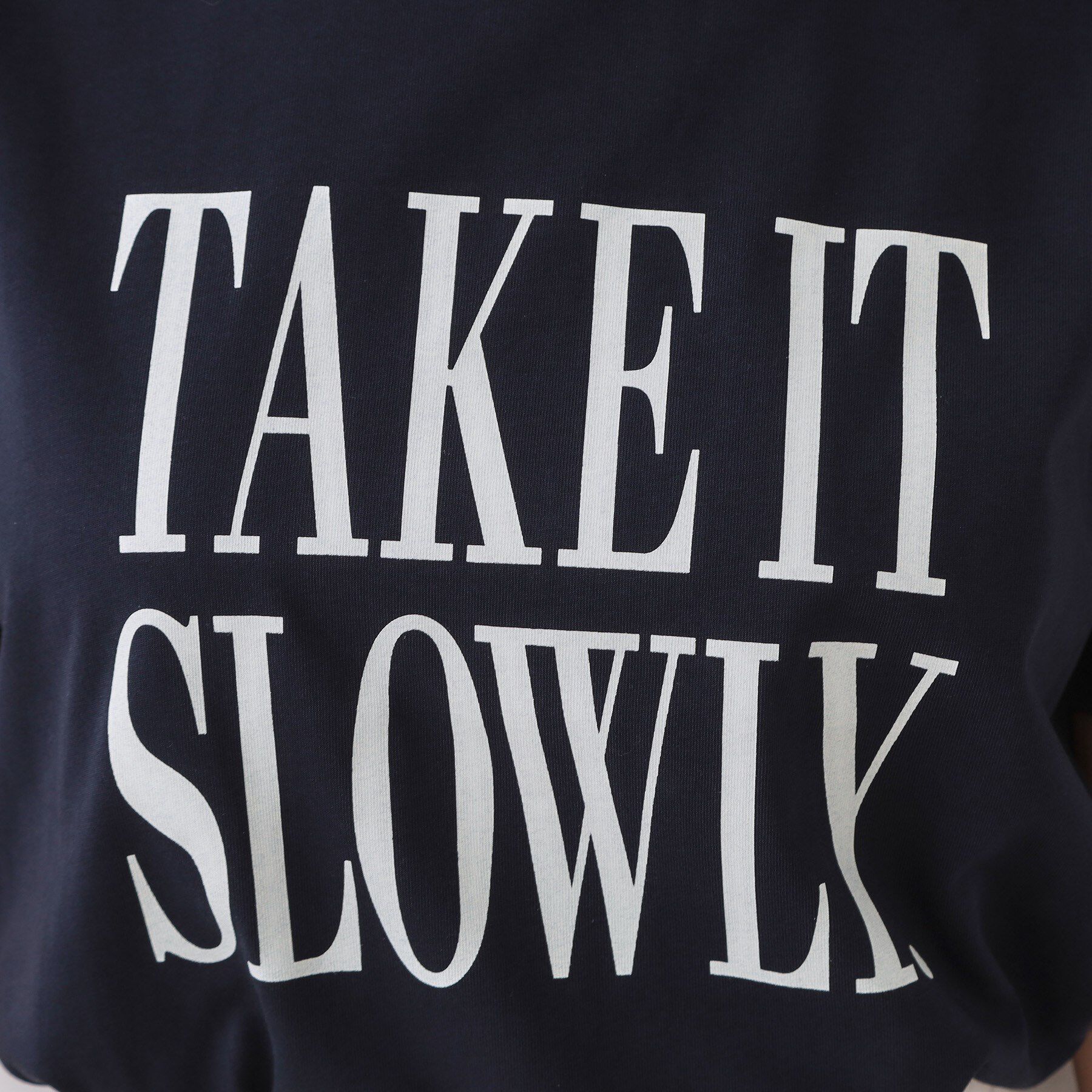 OPAQUE.CLIP「ロゴプリントTシャツ【洗濯機洗い可】」|Tシャツ・カットソー|