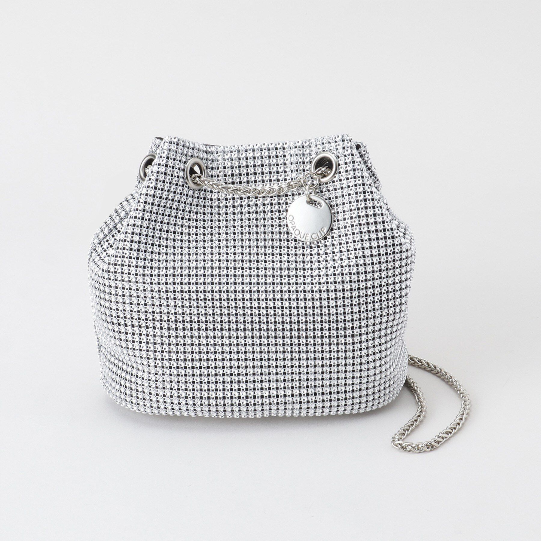 OPAQUE.CLIP「【2WAY】素材アソートシャイニー巾着ミニショルダーバッグ」|ショルダー・メッセンジャー|