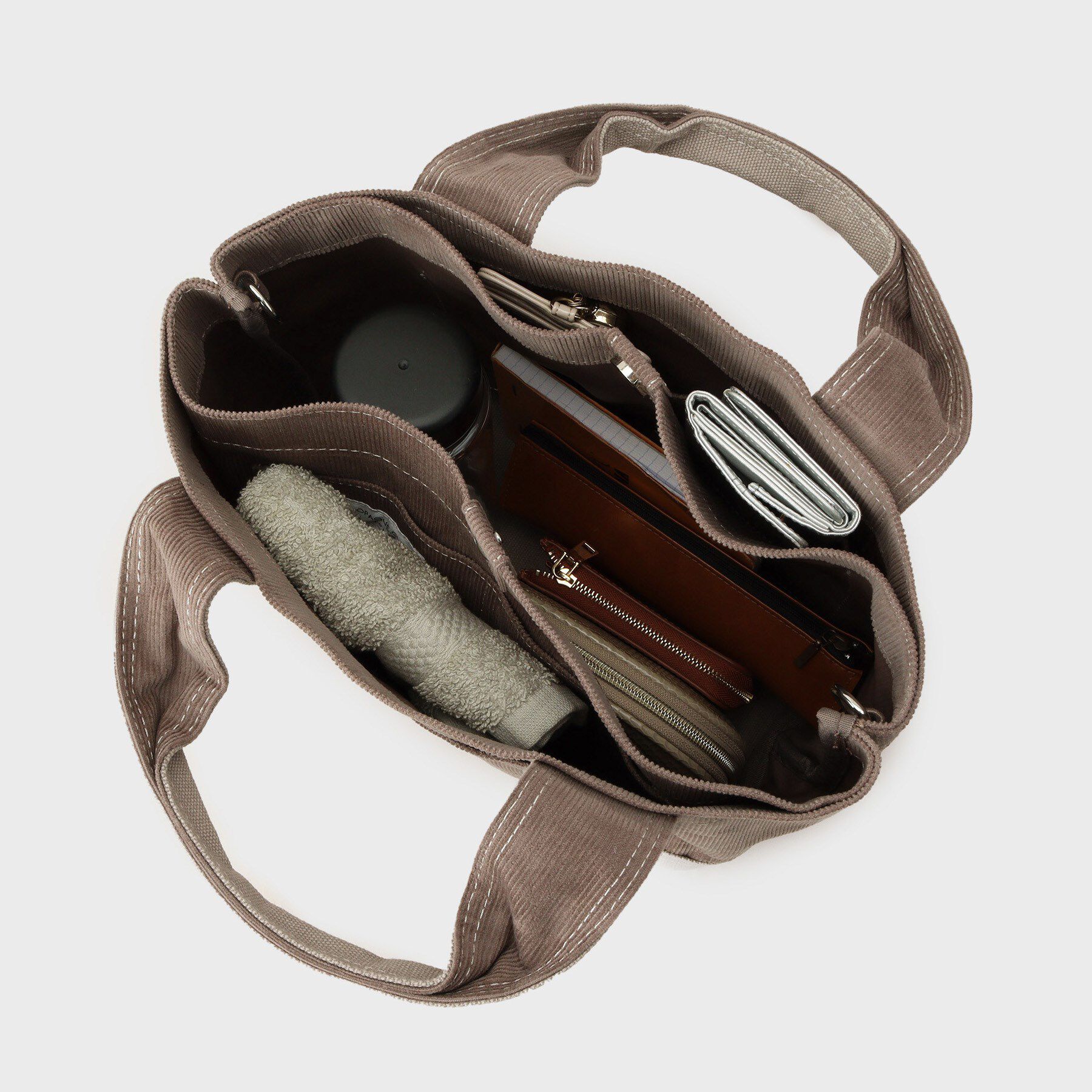 OPAQUE.CLIP「【2WAY／多ポケット】3層セパレートミドルトートバッグ」|トートバッグ|