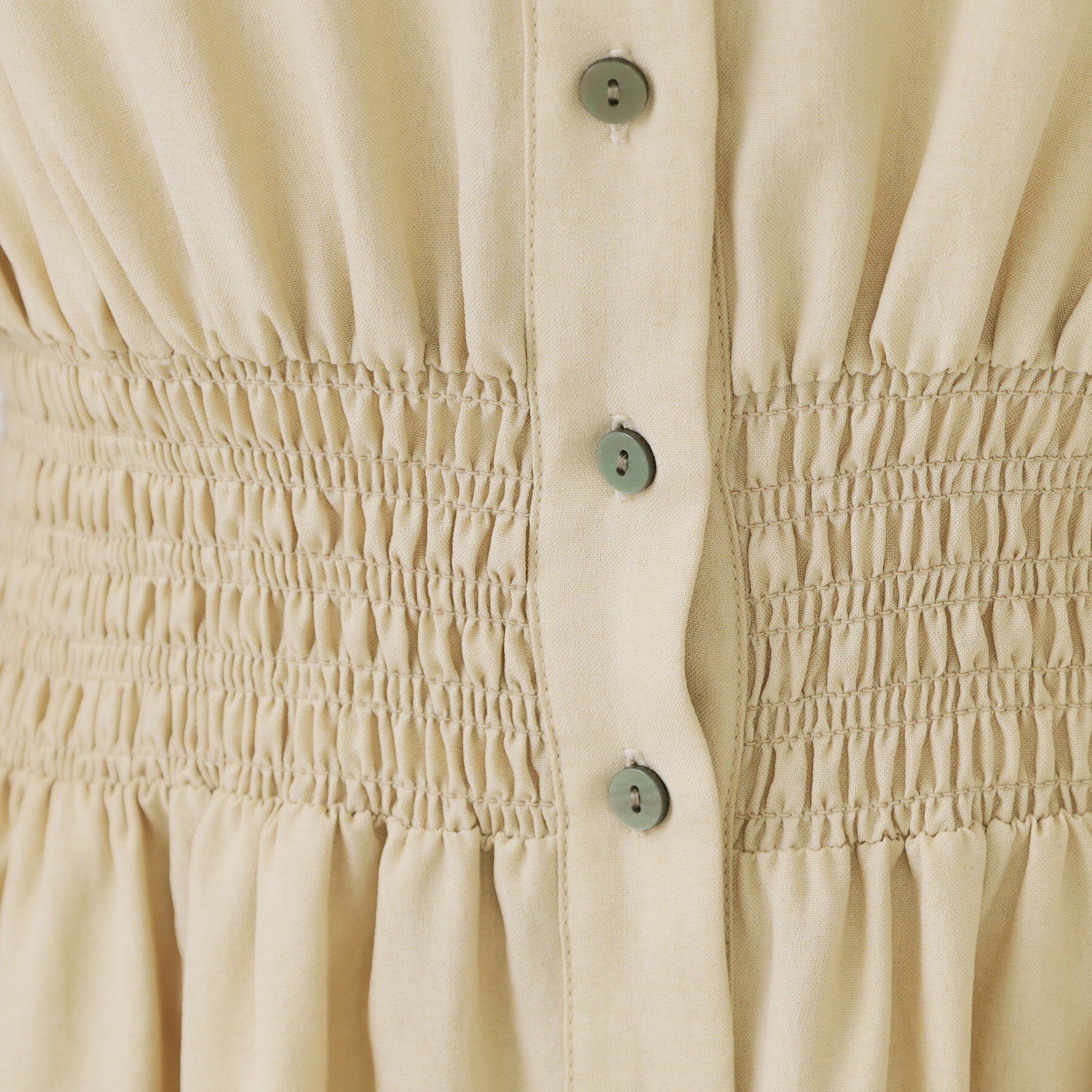 OPAQUE.CLIP「リネンライクスキッパーフィット＆フレアワンピース【洗濯機洗い可】」|ワンピース|