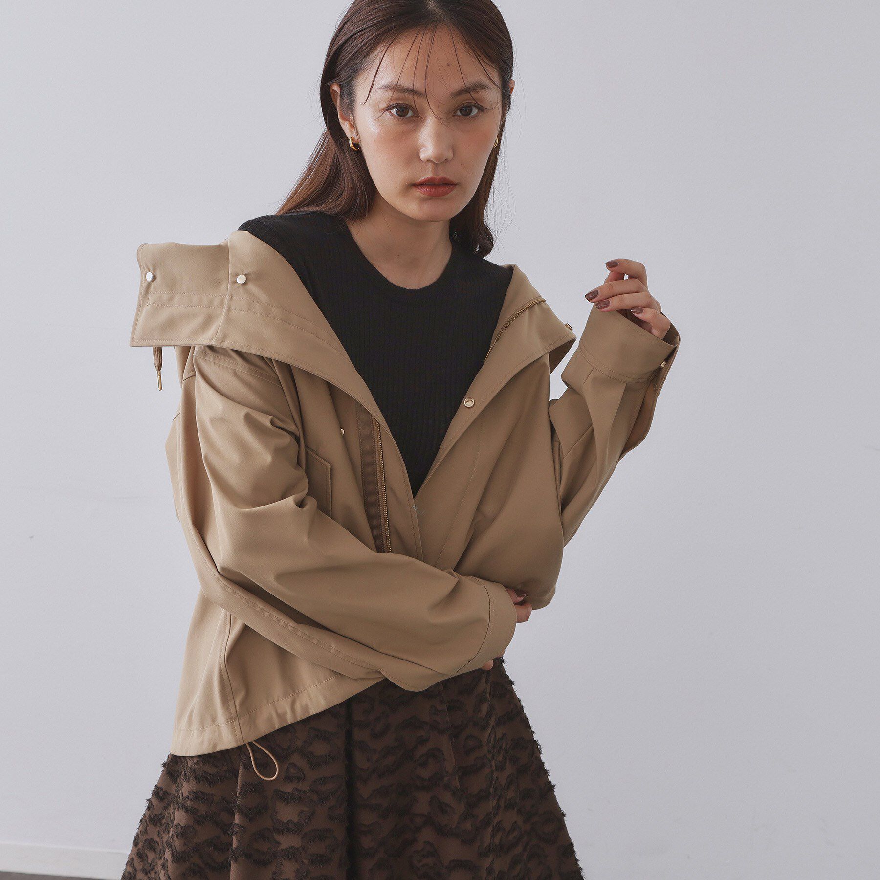 OPAQUE.CLIP「《ツインセット》マウンテンパーカー&times;キルティングベストライナー【撥水/洗濯機OK】」|ブルゾン・スタジャン|