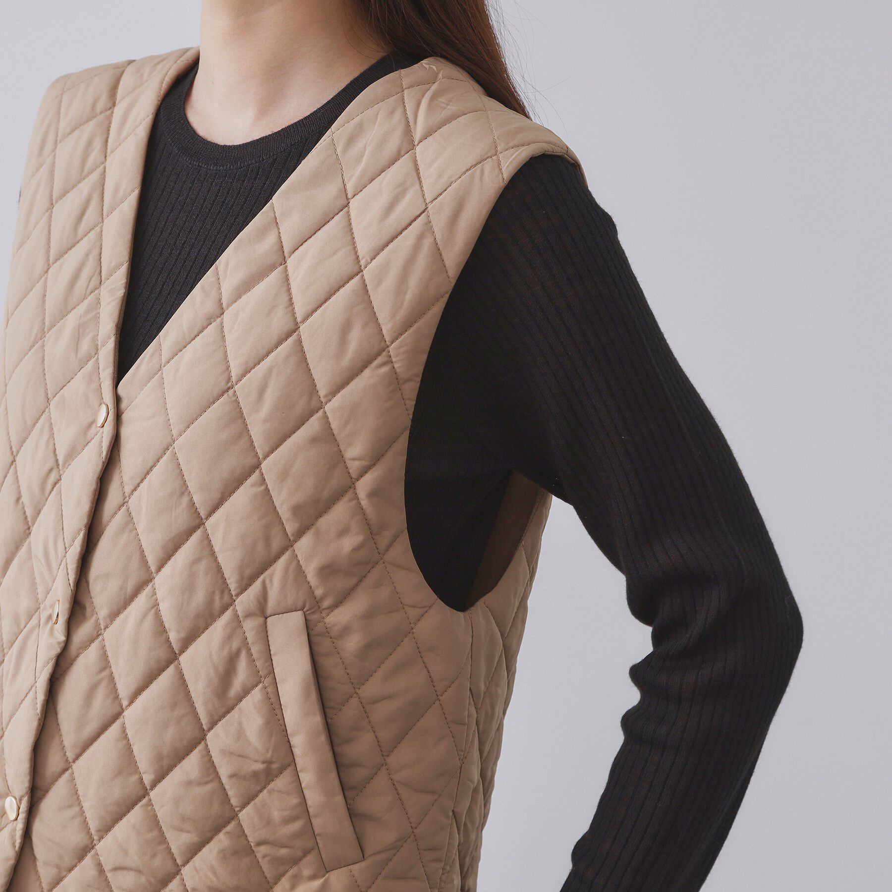 OPAQUE.CLIP「《ツインセット》マウンテンパーカー&times;キルティングベストライナー【撥水/洗濯機OK】」|ブルゾン・スタジャン|